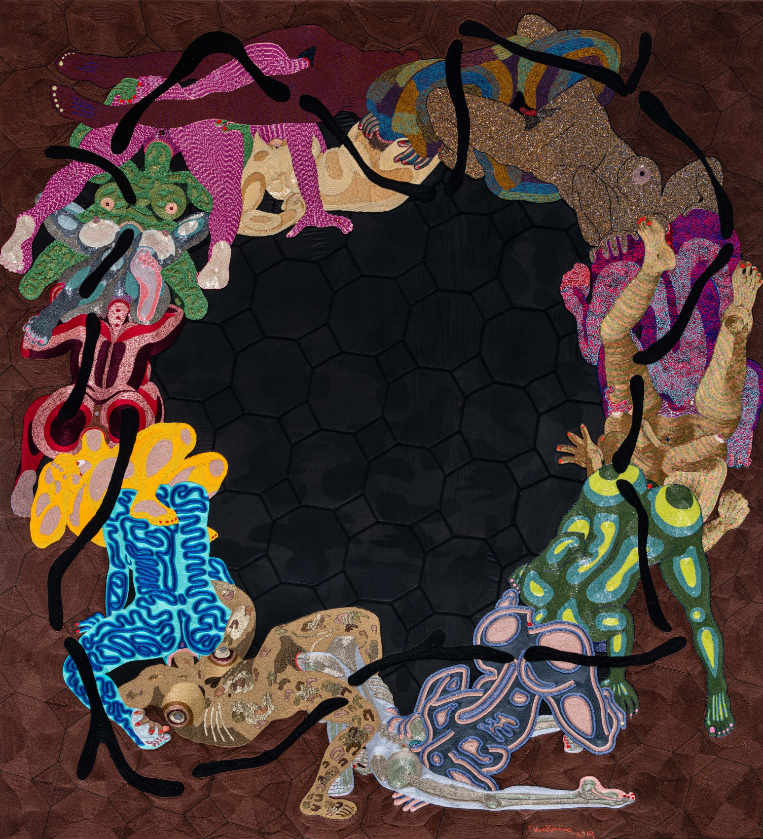 Embroidered Painting