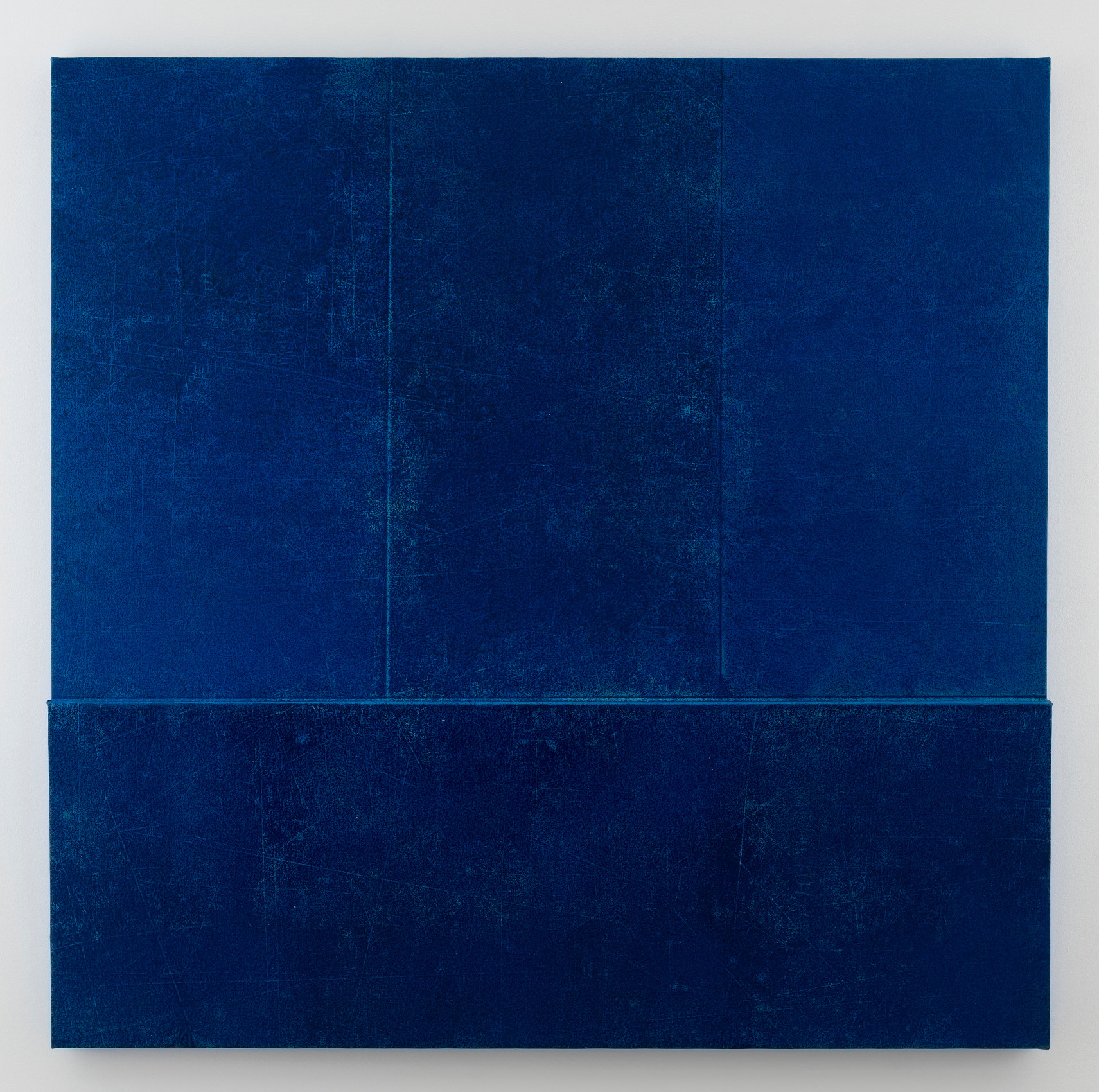 Blue abstract painting