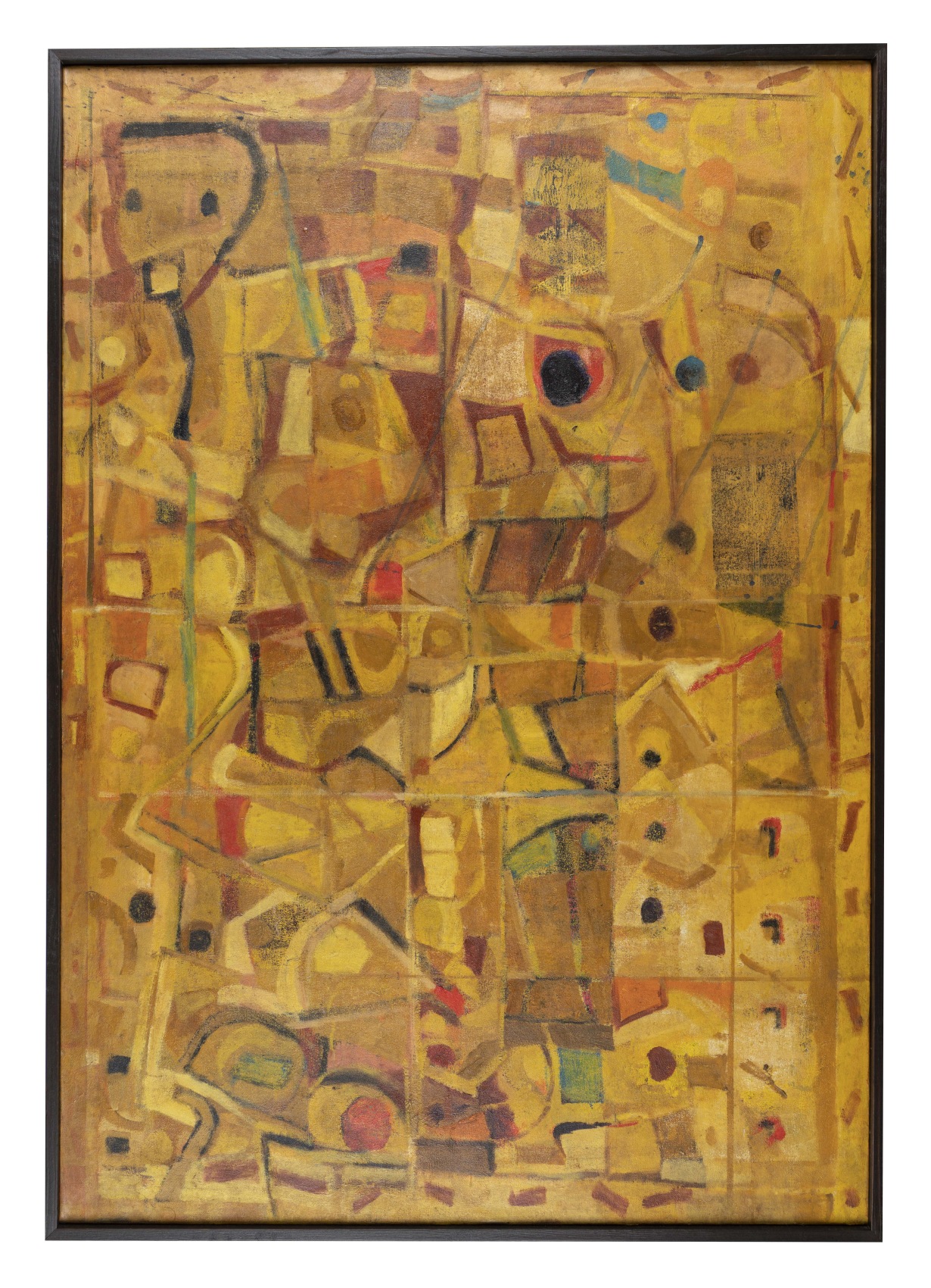 Achuthan Kudallur, Untitled, c. 1990s,&nbsp;Oil on canvas, 45.9 x 32 in (116.6 x 81.4 cm), KUDAC009