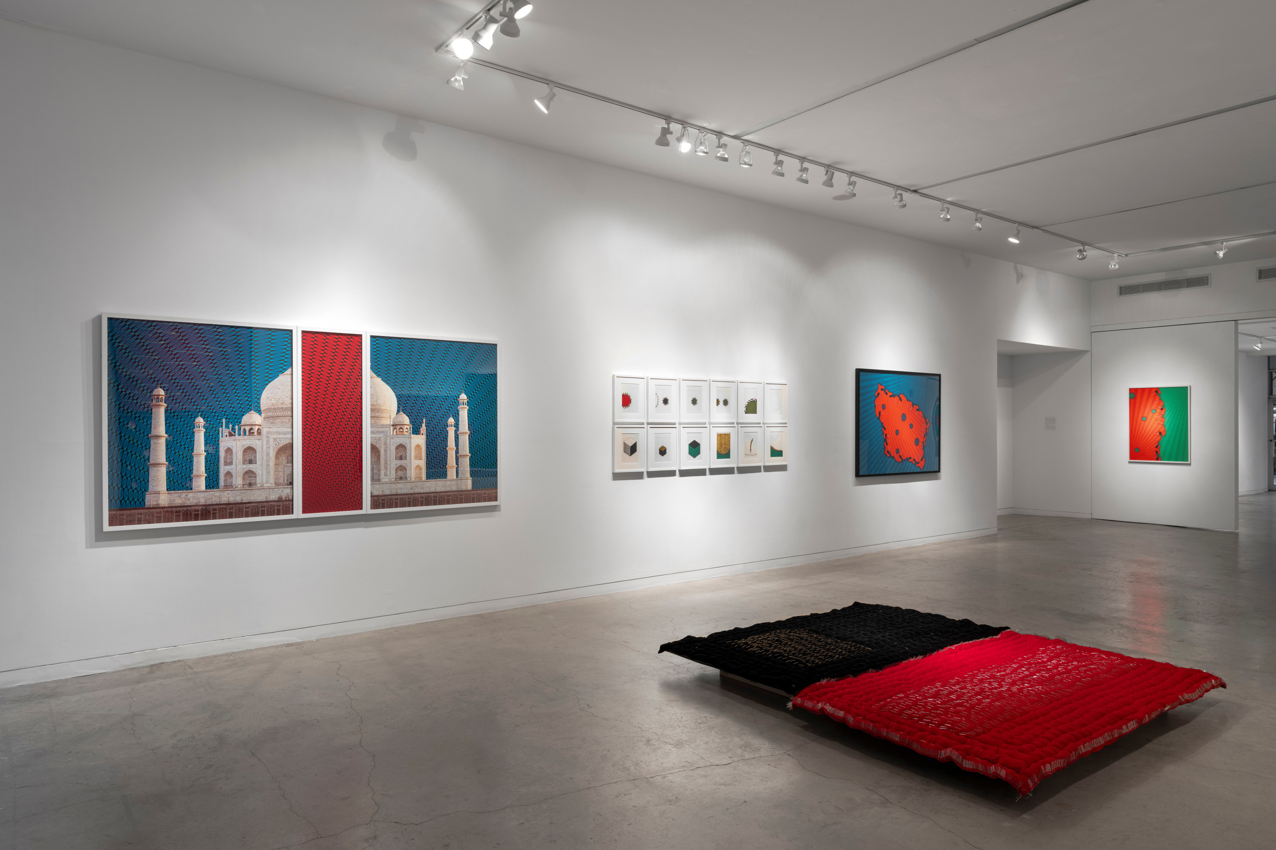 Installation view of Aisha Khalid's At The Circle's Center - photography by Sebastian Bach