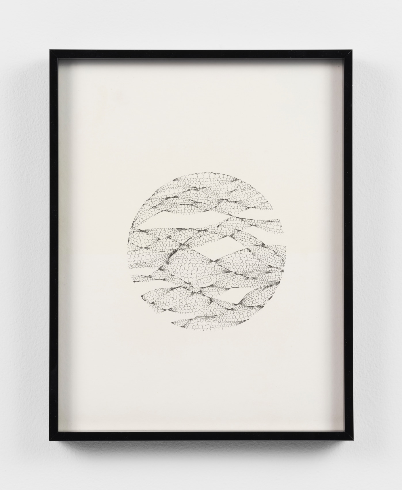 Abstract black on white drawing