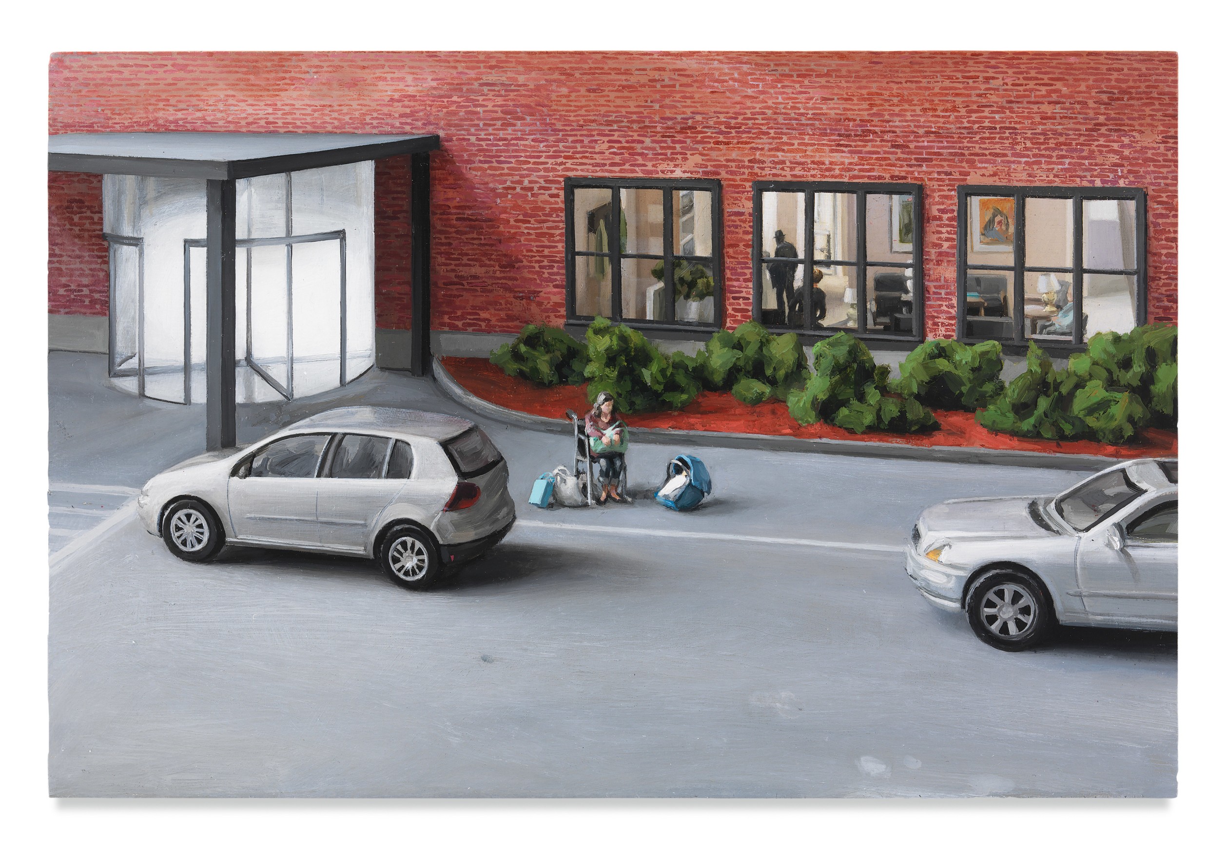 Amy Bennett, New Mother, 2018, Oil on panel