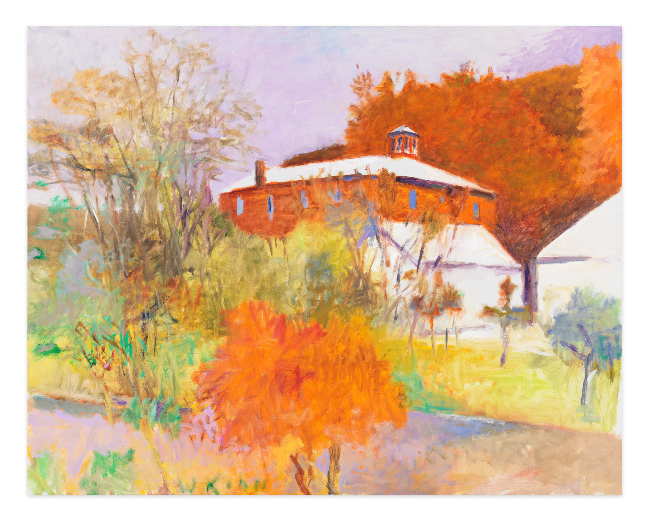 In the Back of the Vermont Studio Center, 2001, Oil on canvas, 52 x 66 inches, 132.1 x 167.6 cm, MMG#8314