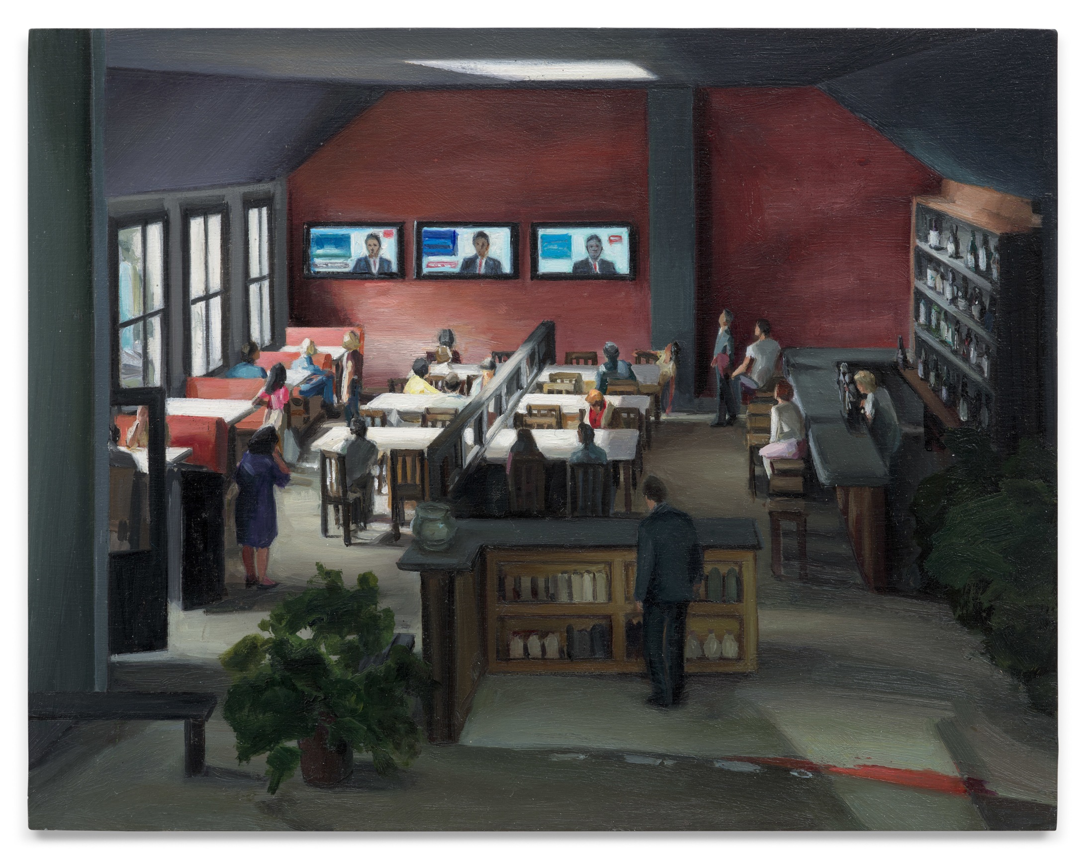 Breaking News, 2023, Oil on panel, 7 x 9 inches, 17.8 x 22.9 cm,&nbsp;MMG#36314