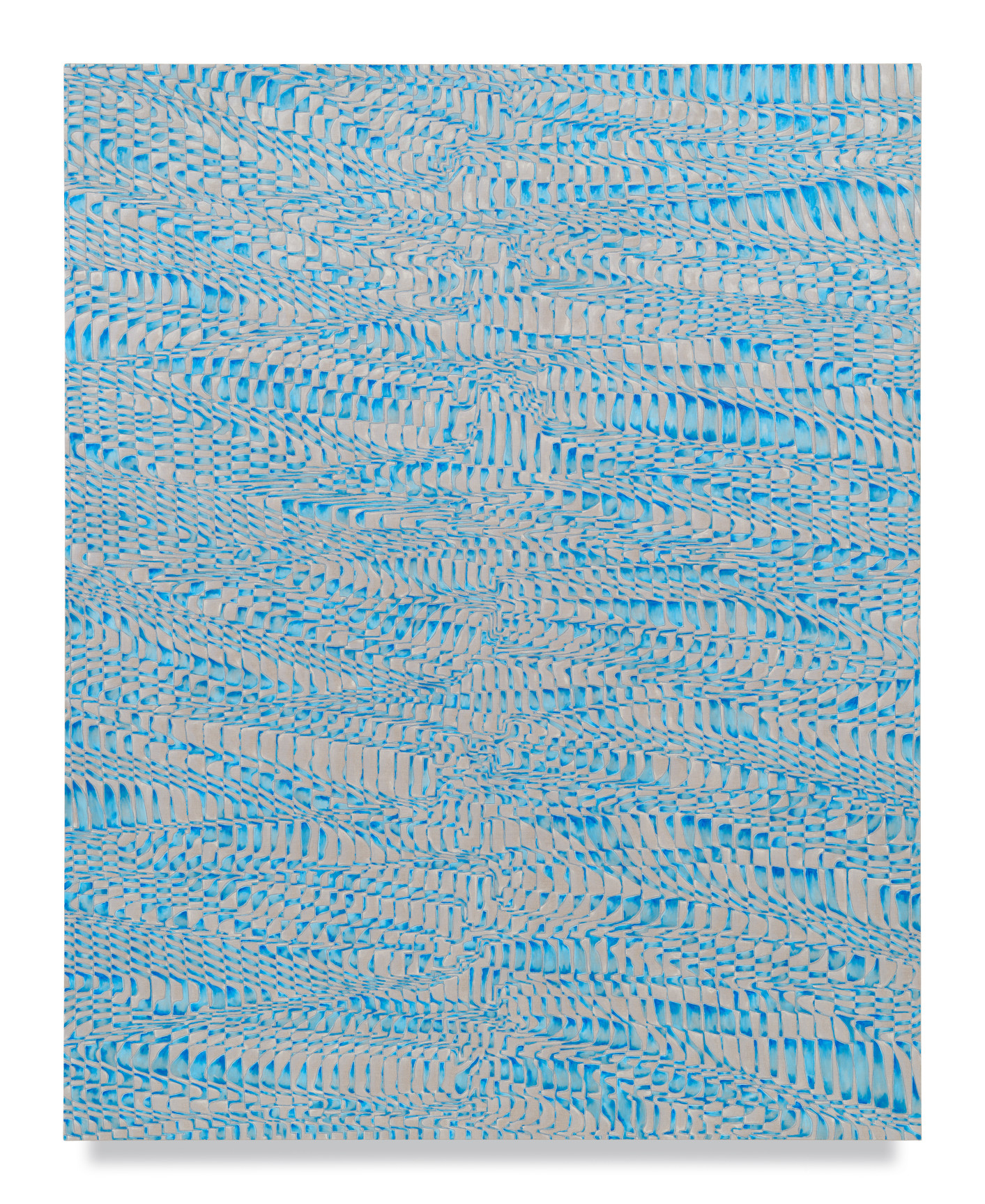 Intrasine, 2022, Acrylic and graphite on linen,