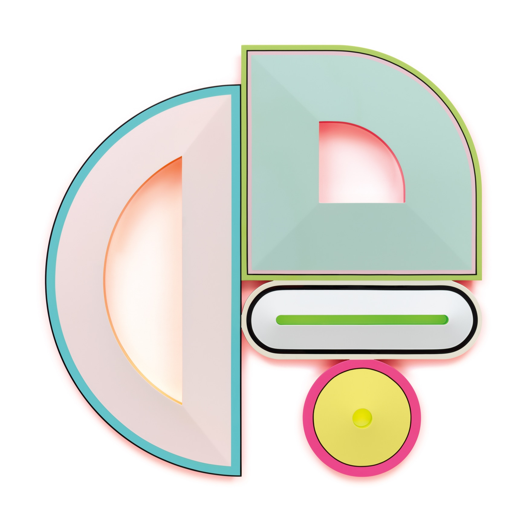 Untitled (Abortion, Opioid Addiction, Panic Disorder, Birth Control), 2022,, Urethane paint on wood, 44 x 44 1/2 inches, 111.8 x 113 cm, MMG#35194