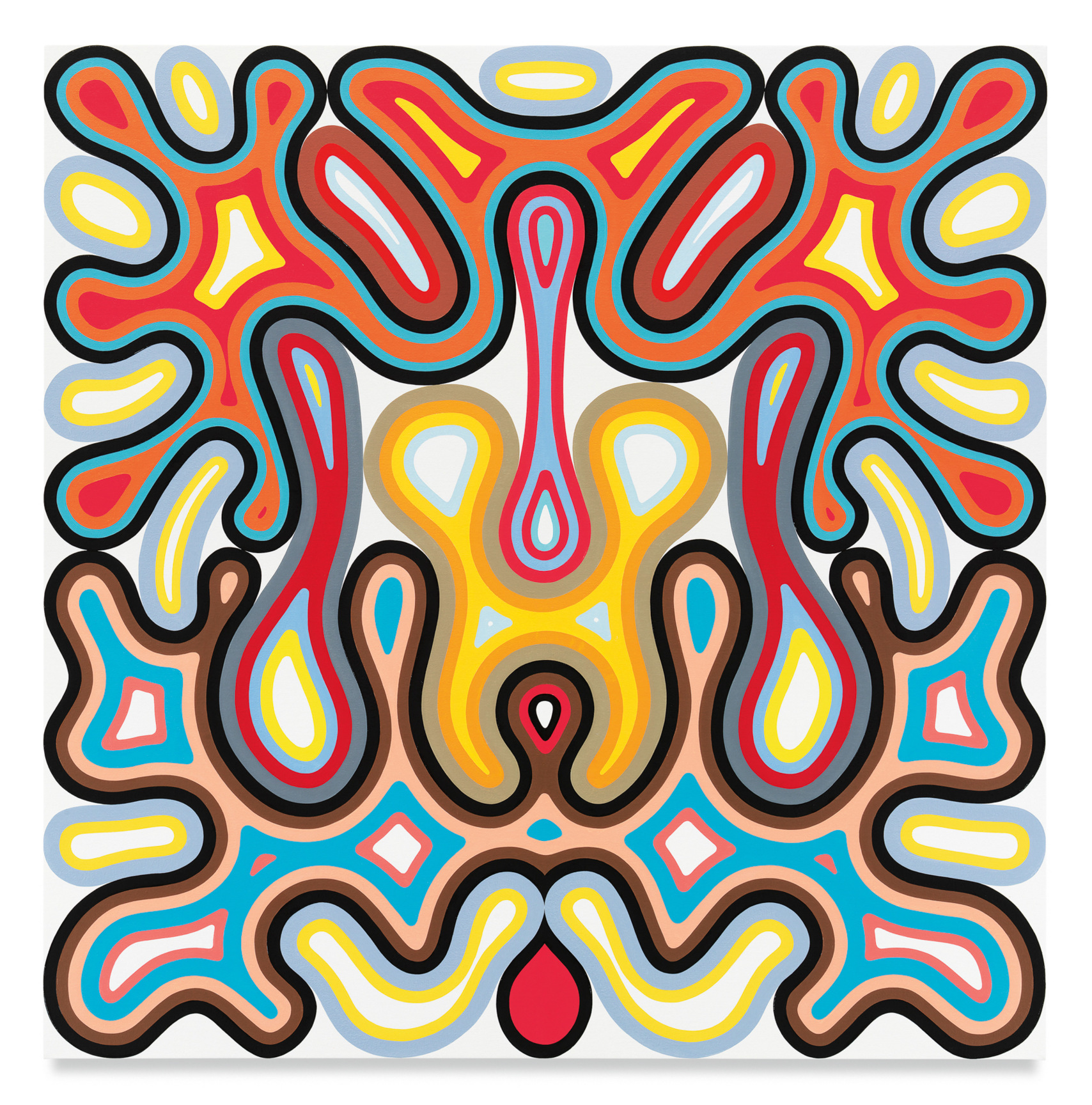 The Living Daylights, 2022, Oil on canvas, 40 x 40 inches, 101.6 x 101.6 cm, MMG#34991