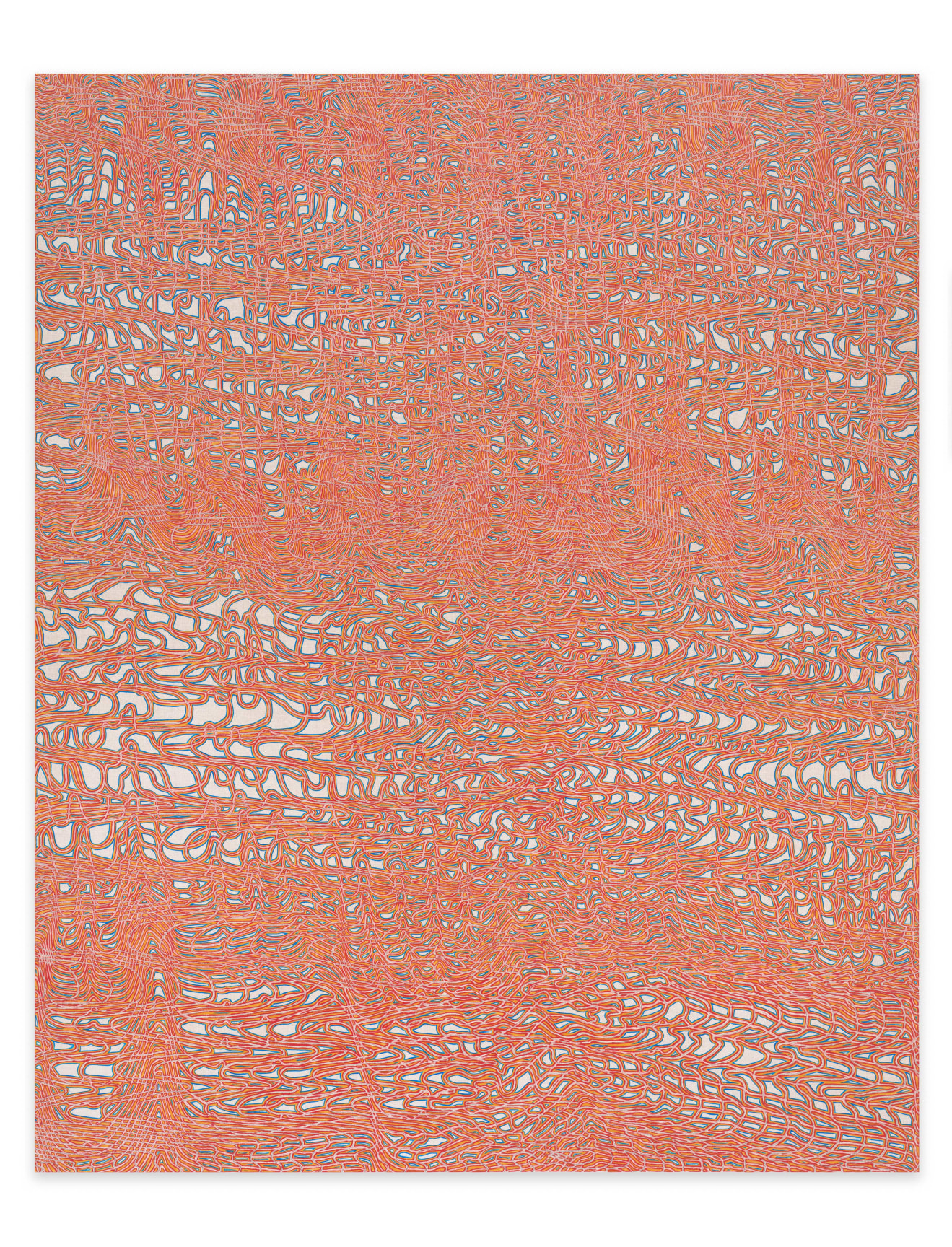 Striata, 2023, Acrylic and graphite on linen, 60 x 48 inches, 152.4 x 121.9 cm, MMG#36334