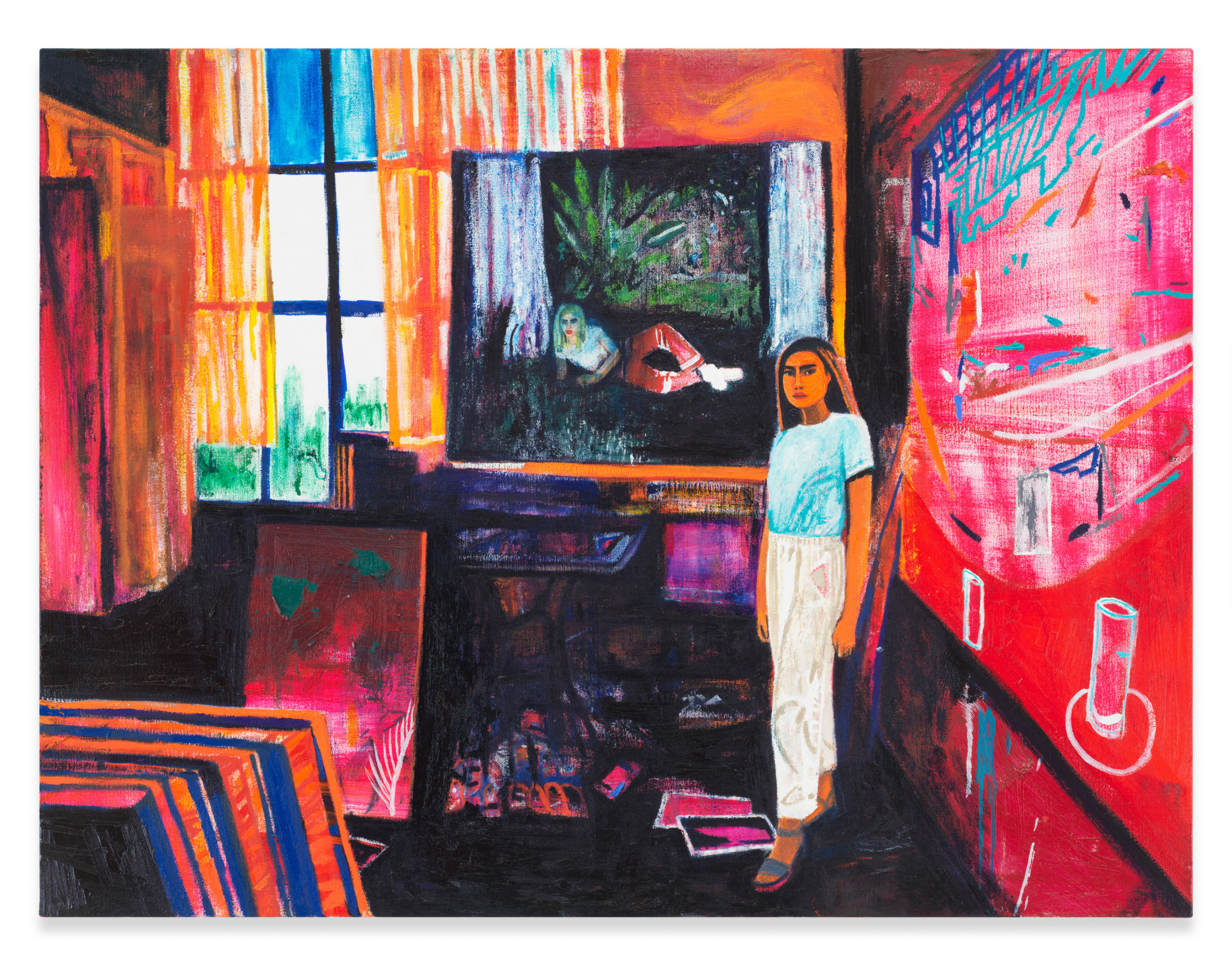 Stephanie, 2022, Oil on linen, 36 x 48 inches, 91.4 x 121.9 cm, MMG#34970