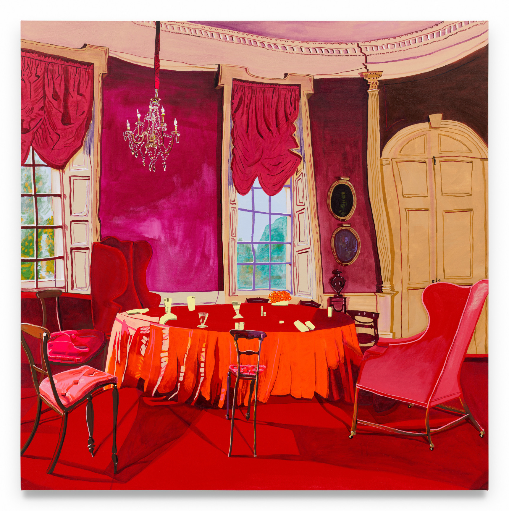 Untitled, 2024, Acrylic and oil on canvas, 60 x 60 inches, 152.4 x 152.4 cm, MMG#37061