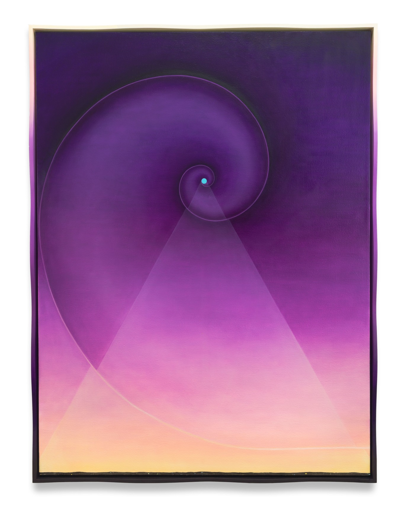 Fibonacci, 2025, Oil on linen in painted wood frame, 61 1/2 x 46 1/2 x 1 1/2 inches,, 156.2 x 118.1 x 3.8 cm, MMG#37751