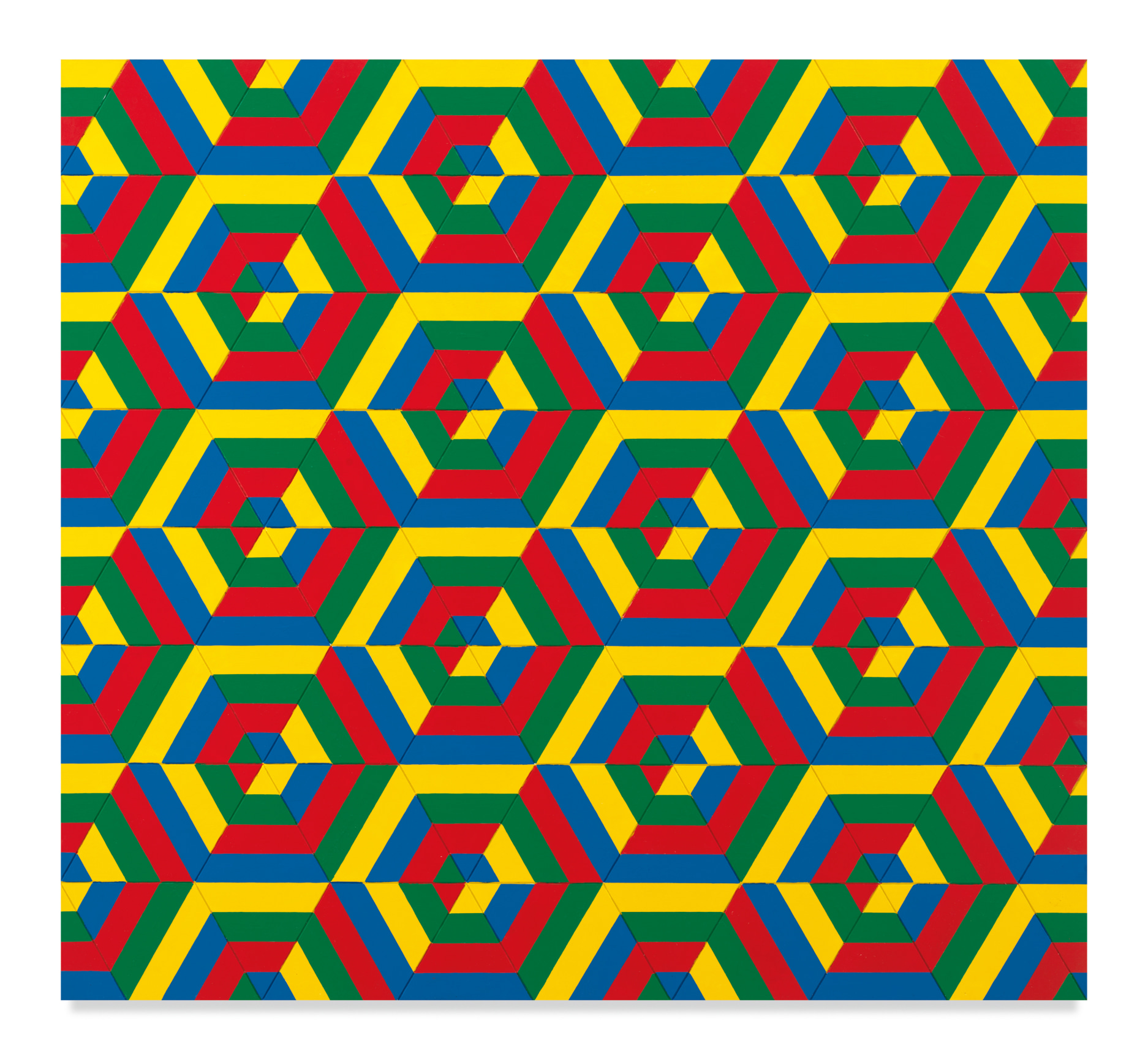 Untitled (0213/14), 2013 - 2014, Acrylic latex paint on cnc milled mdf panel,