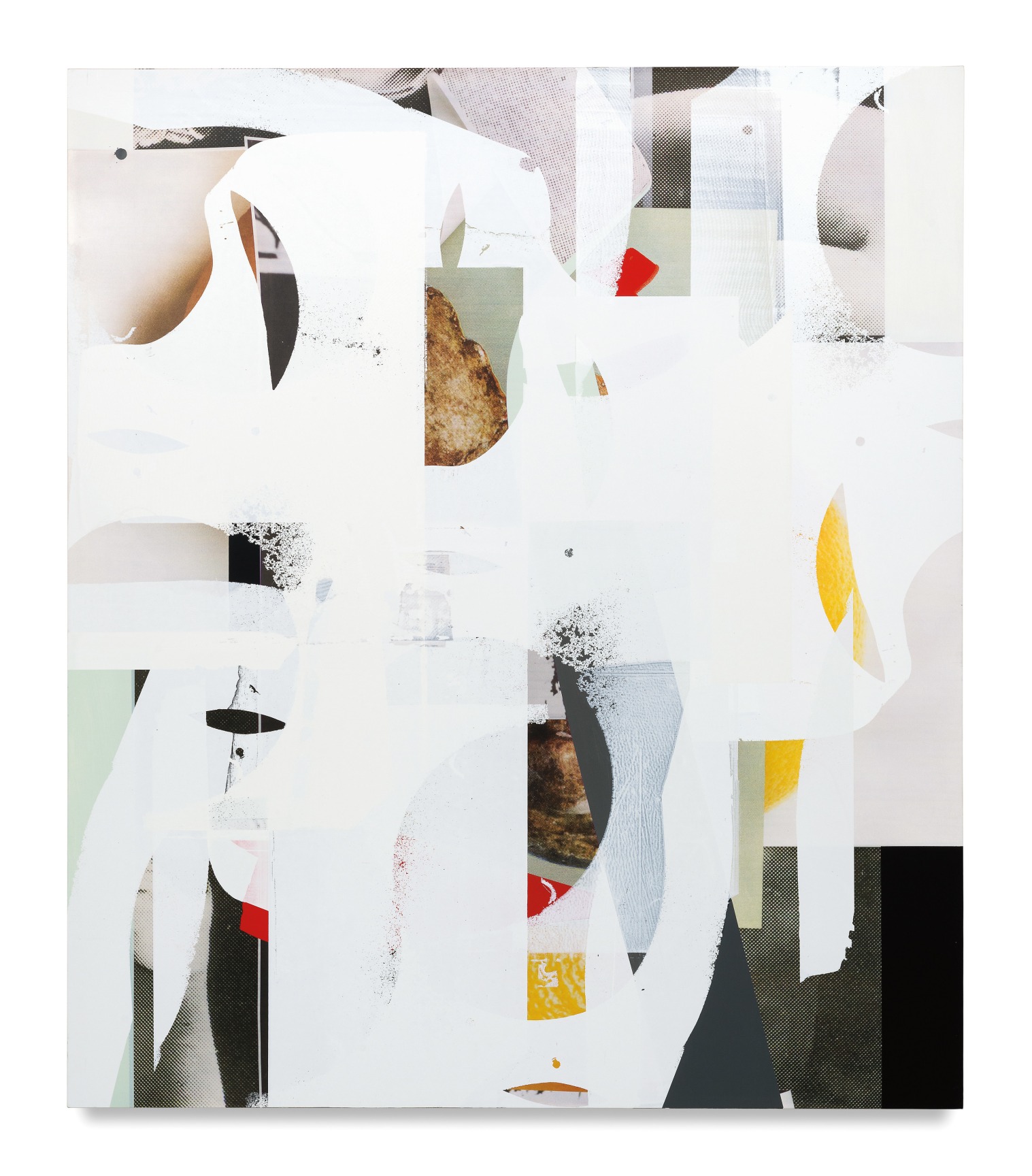 Kevin Appel, Composite 27 (slack-jaw), 2017, Oil, acrylic, and UV cured ink on canvas over aluminum