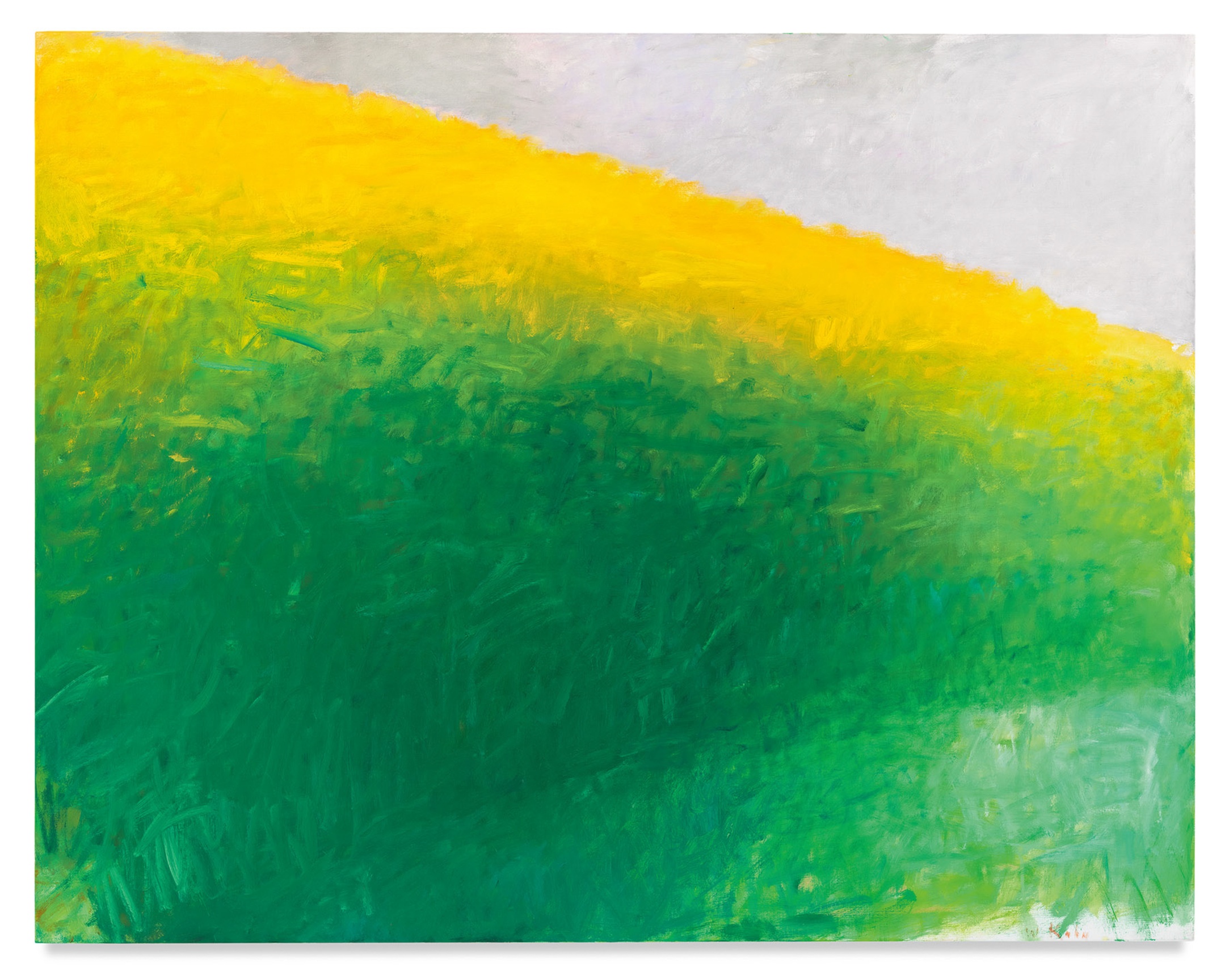 Last Light Along the River, 1990, Oil on canvas, 52 x 66 inches, 132.1 x 167.6 cm, MMG#15808