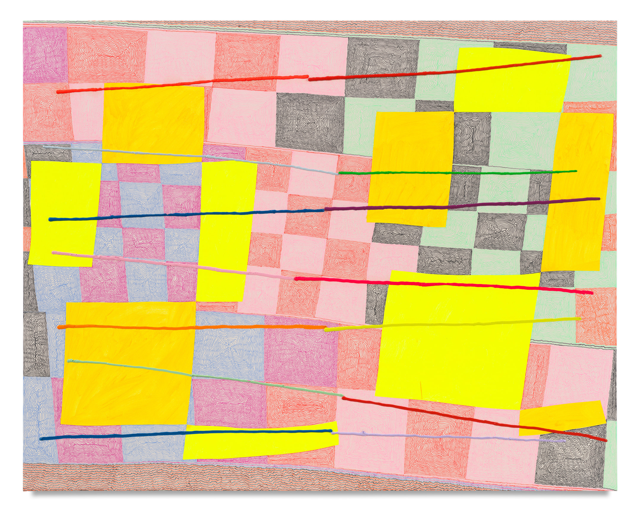 Dazzling, 2022, Acrylic and oil on canvas, 61 x 77 inches, 154.9 x 195.6 cm, MMG#34634