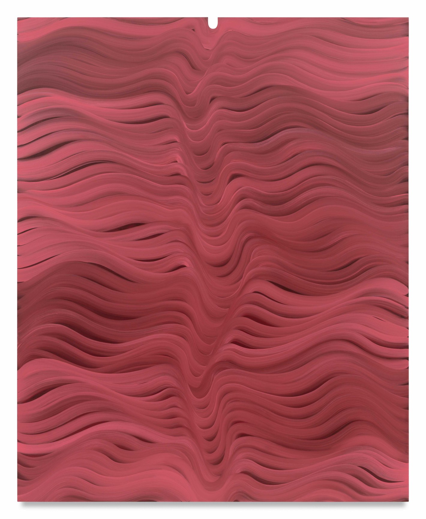 Trespasser no. 3, 2025, Oil on linen over shaped stretcher, 84 x 68 inches, 213.4 x 172.7 cm, MMG#38000