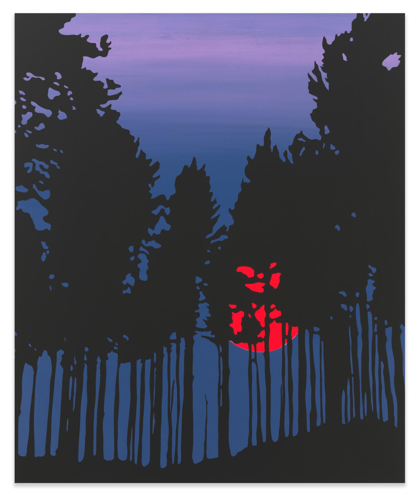 Forest Sun, 2020, Acrylic on canvas, 60 x 50 inches, 152.4 x 127 cm, MMG#32715