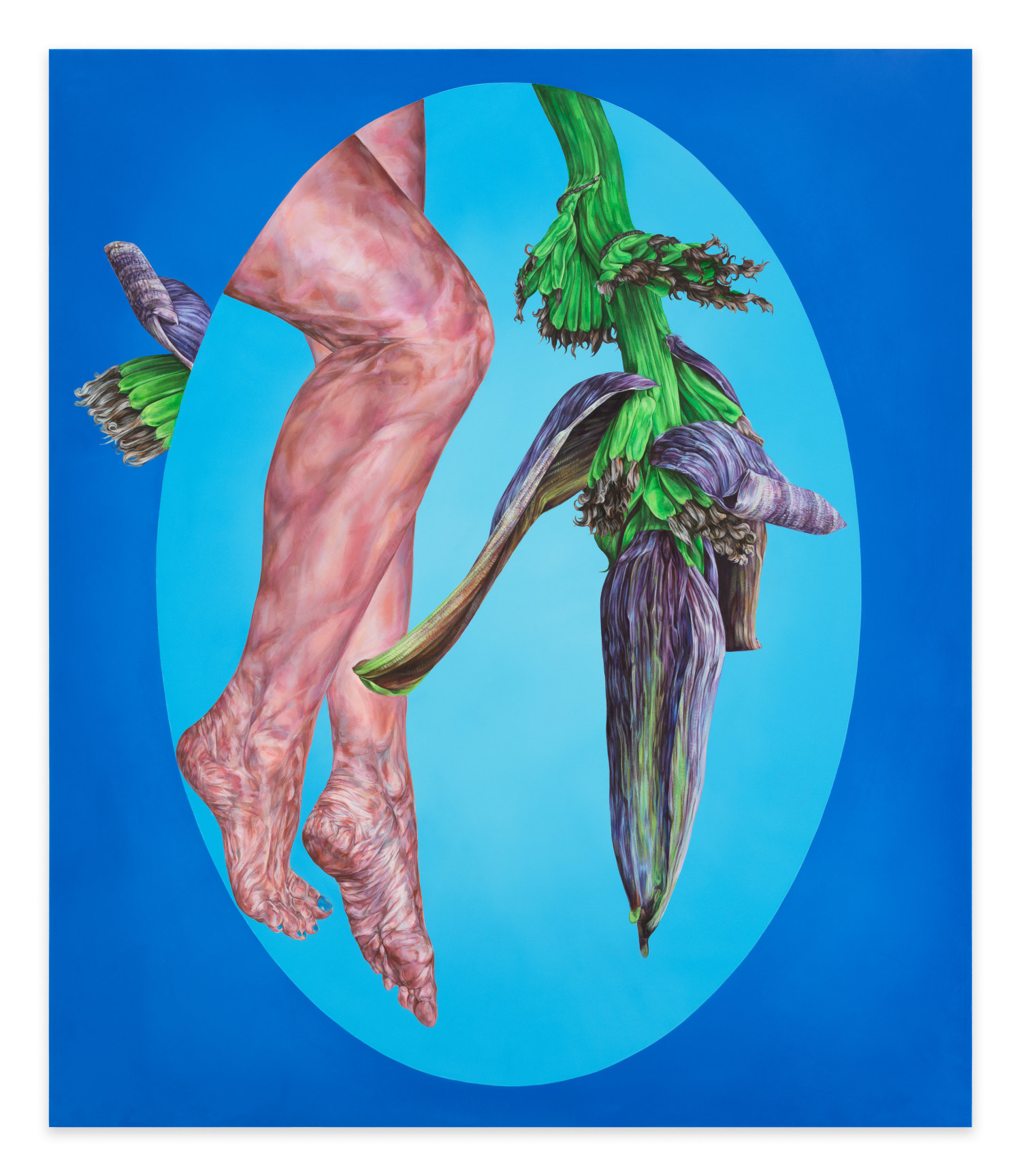 Kelli Thompson, In Waiting, 2022, Oil on panel, 42 x 36 inches, 106.7 x 91.4 cm