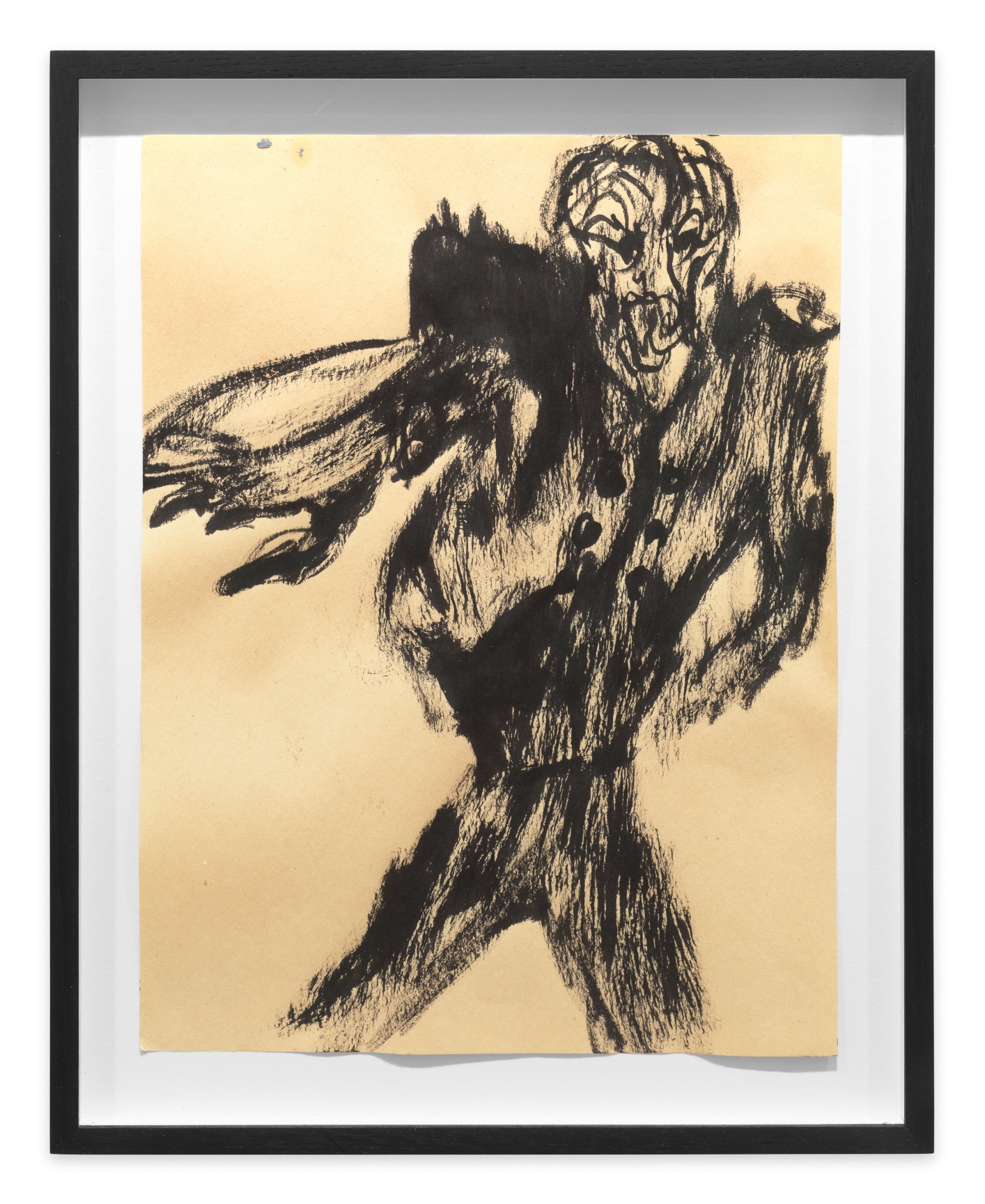 Adam Alessi,&nbsp;Waiter 1, 2023, Ink on paper, 12 x 9 inches, 30.5 x 22.9 cm, MMG#36671