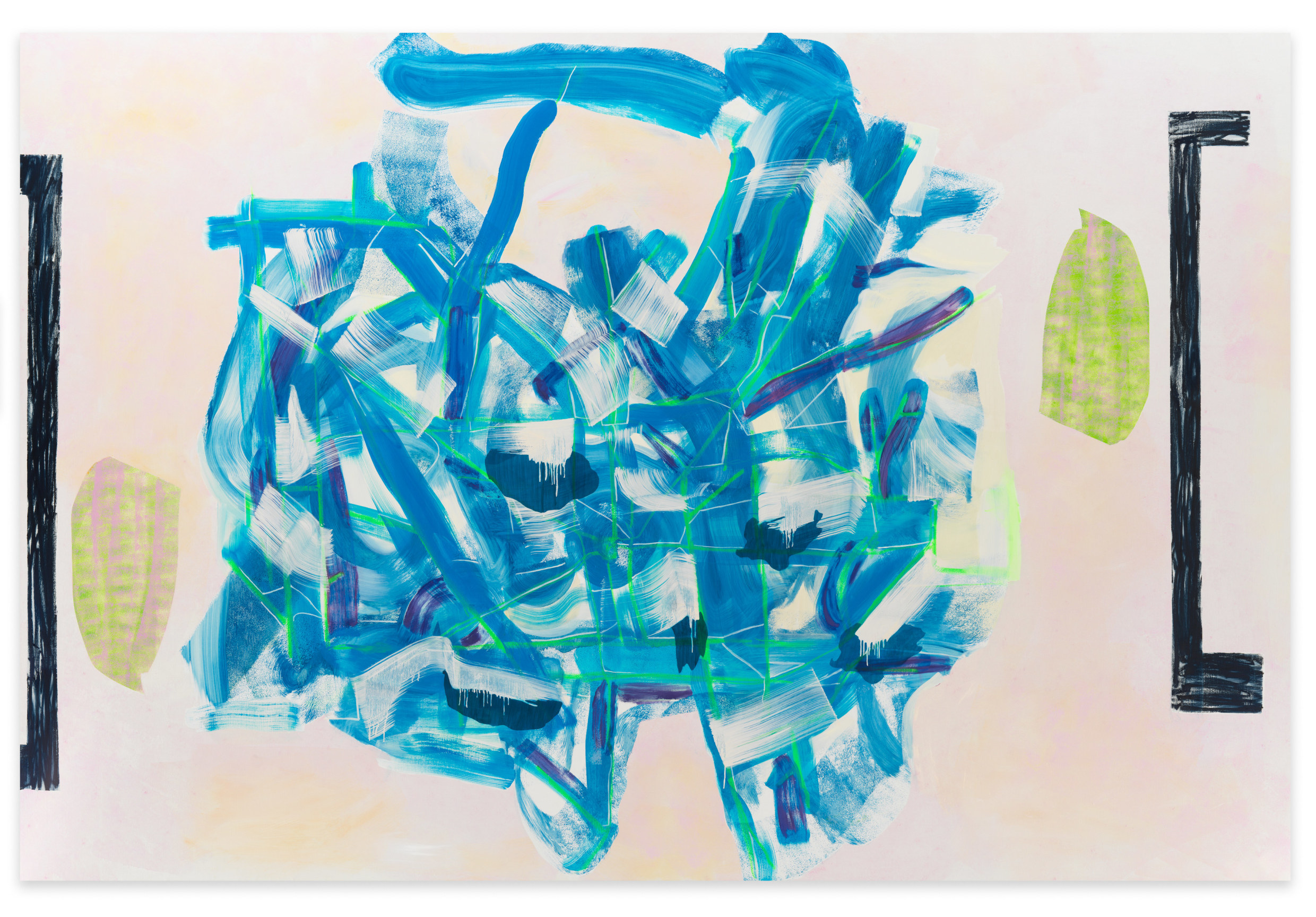 Untitled, 2022, Oil on linen, 78 x 117 inches, 198.1 x 297.2 cm, MMG#34876