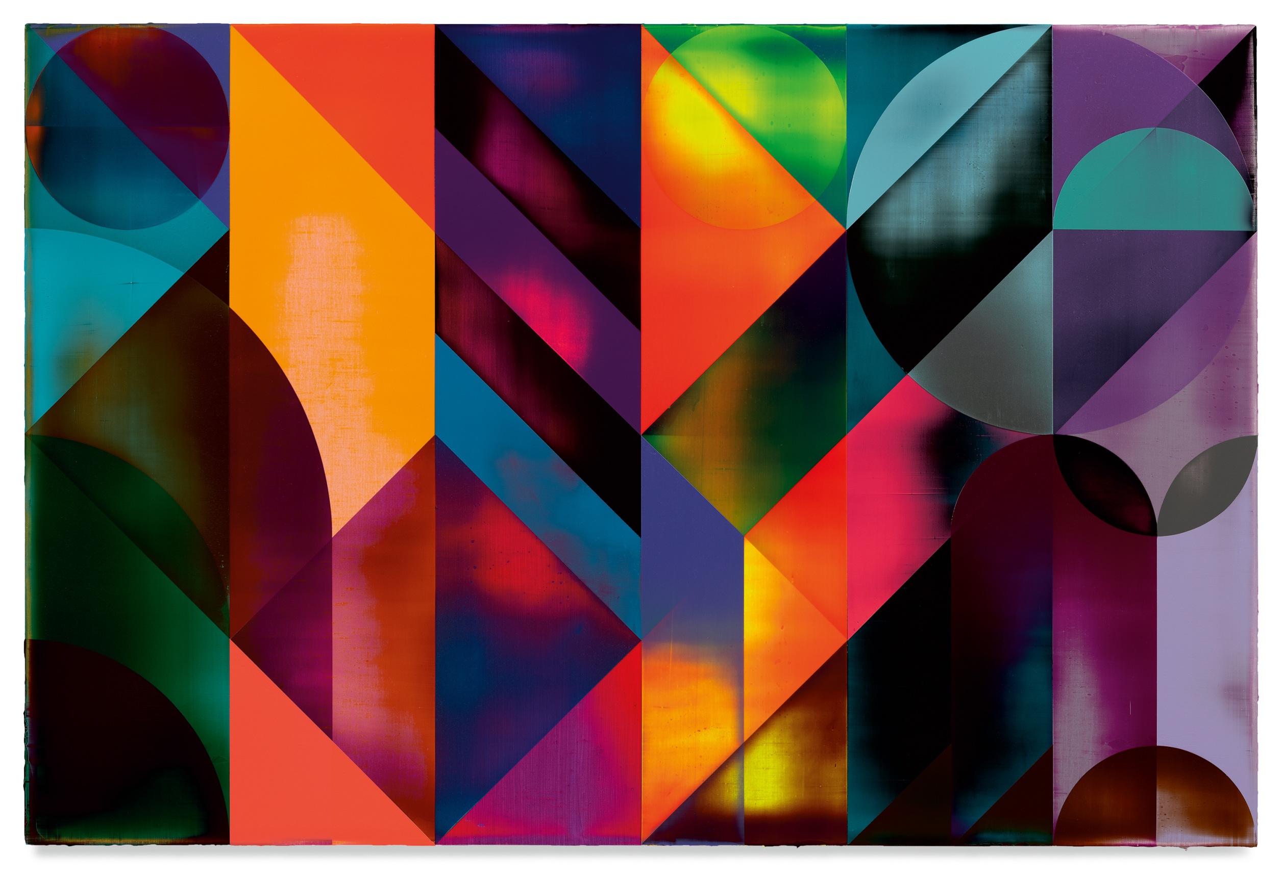 Known Unknowns, 2022, Acrylic on linen, 47 1/4 x 70 7/8 inches, 120 x 180 cm, MMG#34839