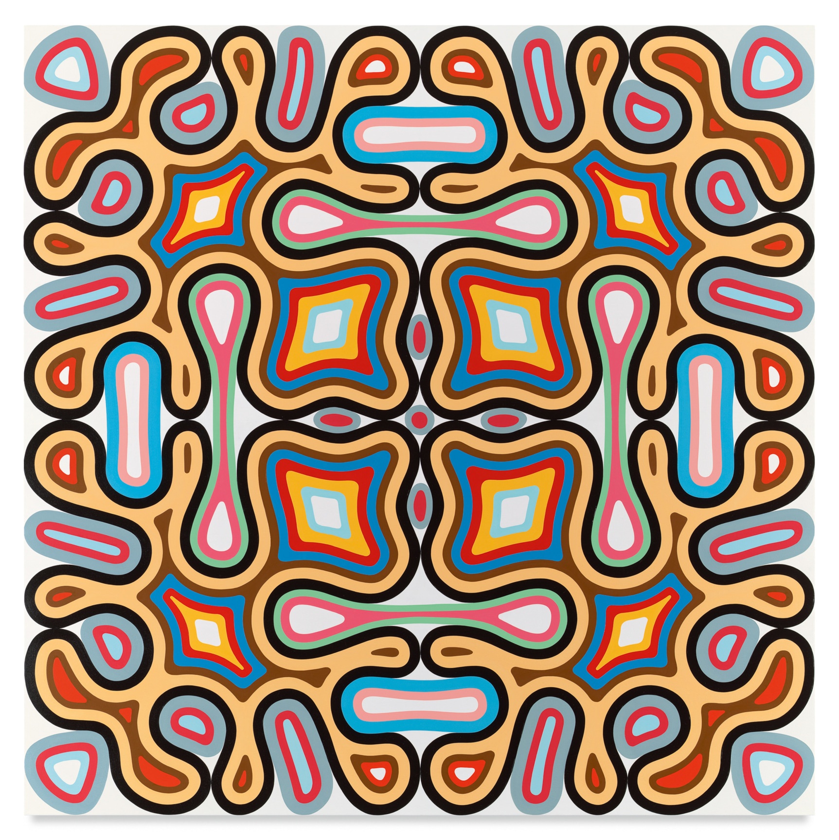 Full Bloom, 2021, Oil on canvas, 60 x 60 inches, 152.4 x 152.4 cm, MMG#34135