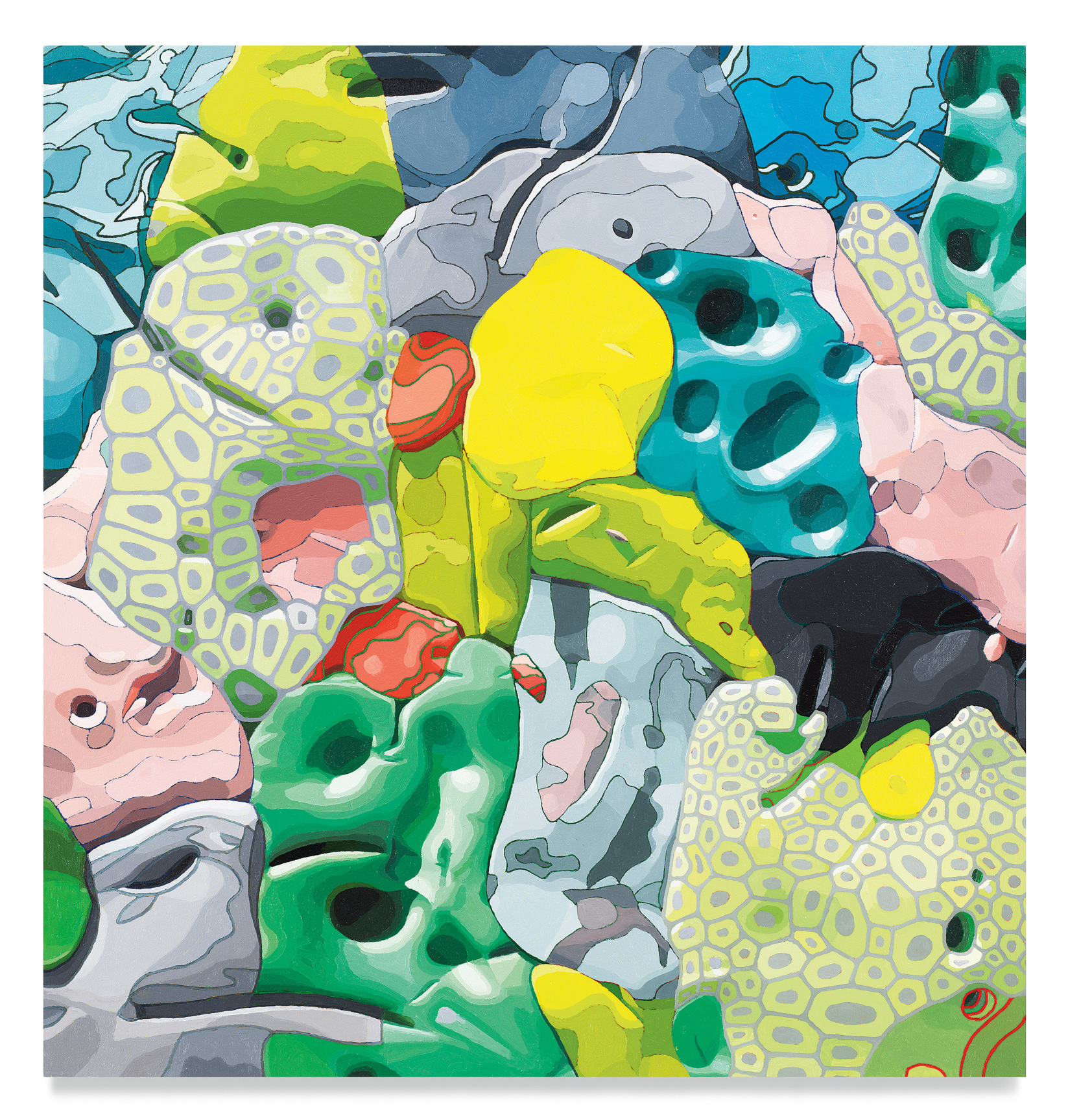 Untitled, 2021, Oil on canvas, 40 x 38 inches, 101.6 x 96.5 cm, MMG#33731