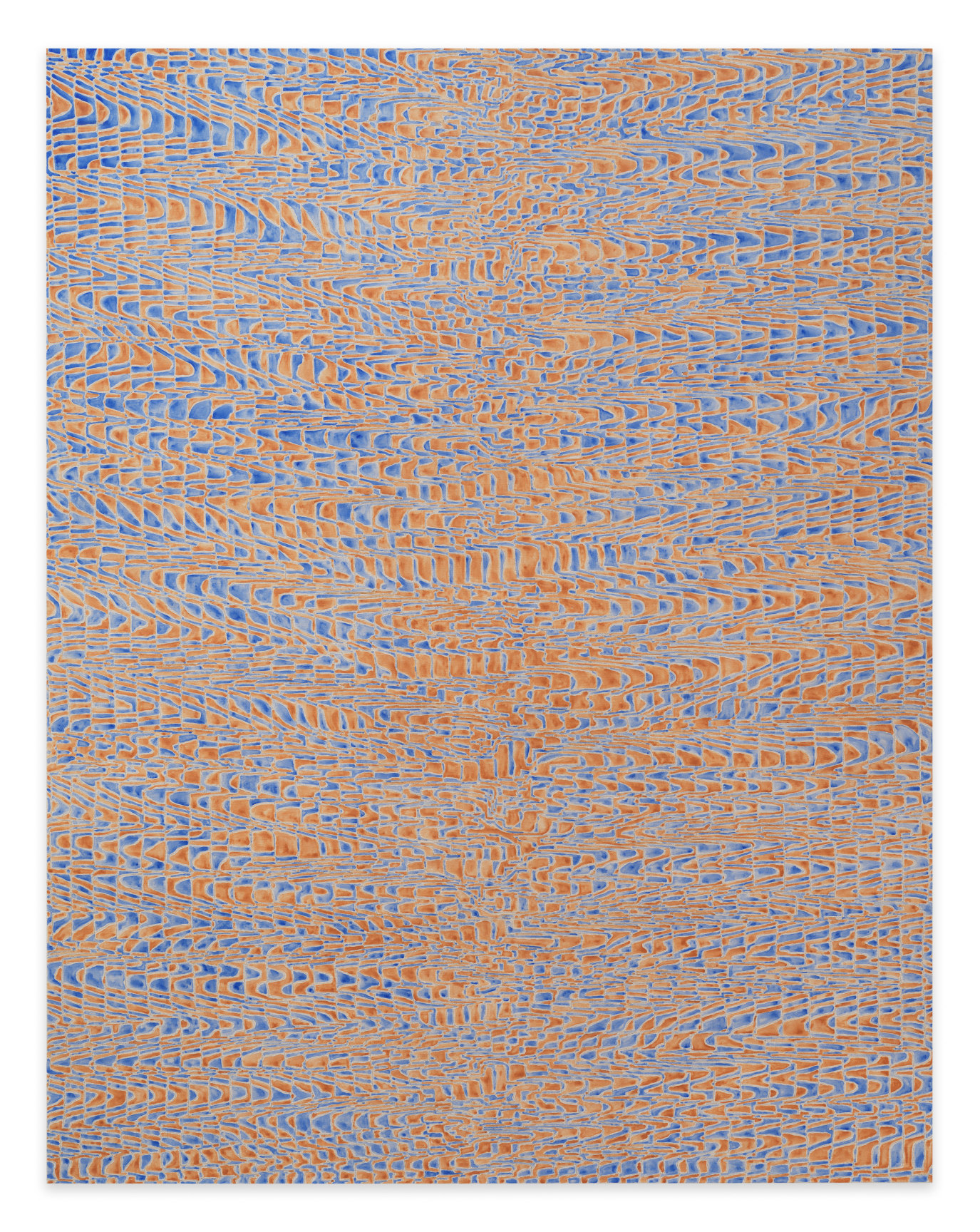 Anion, 2023, Acrylic and graphite on linen,