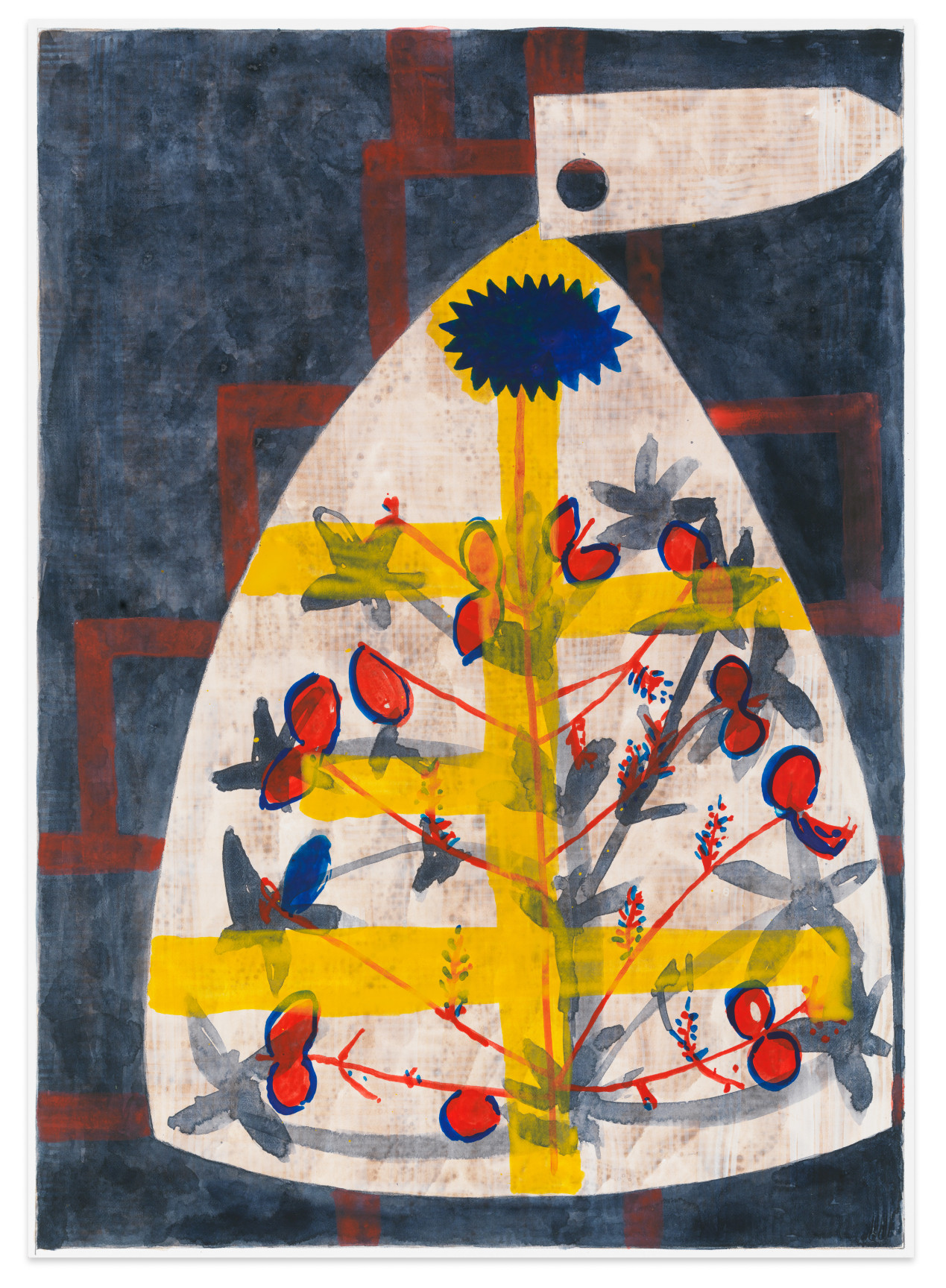 untitled #1264, 2023, Acrylic on illustration board,