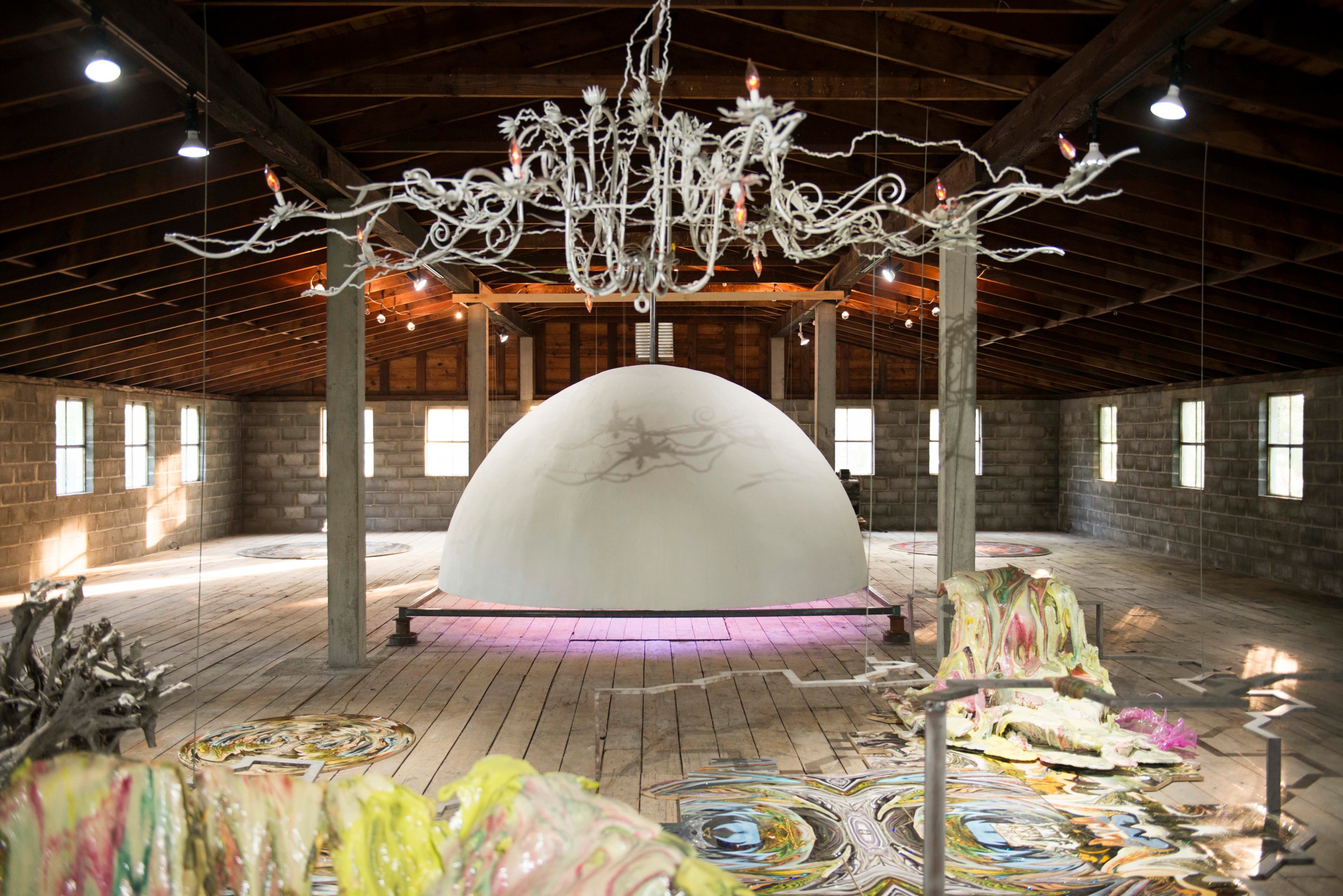 Grasshopper, 2016, Installation at CR10, Linlithgow, NY