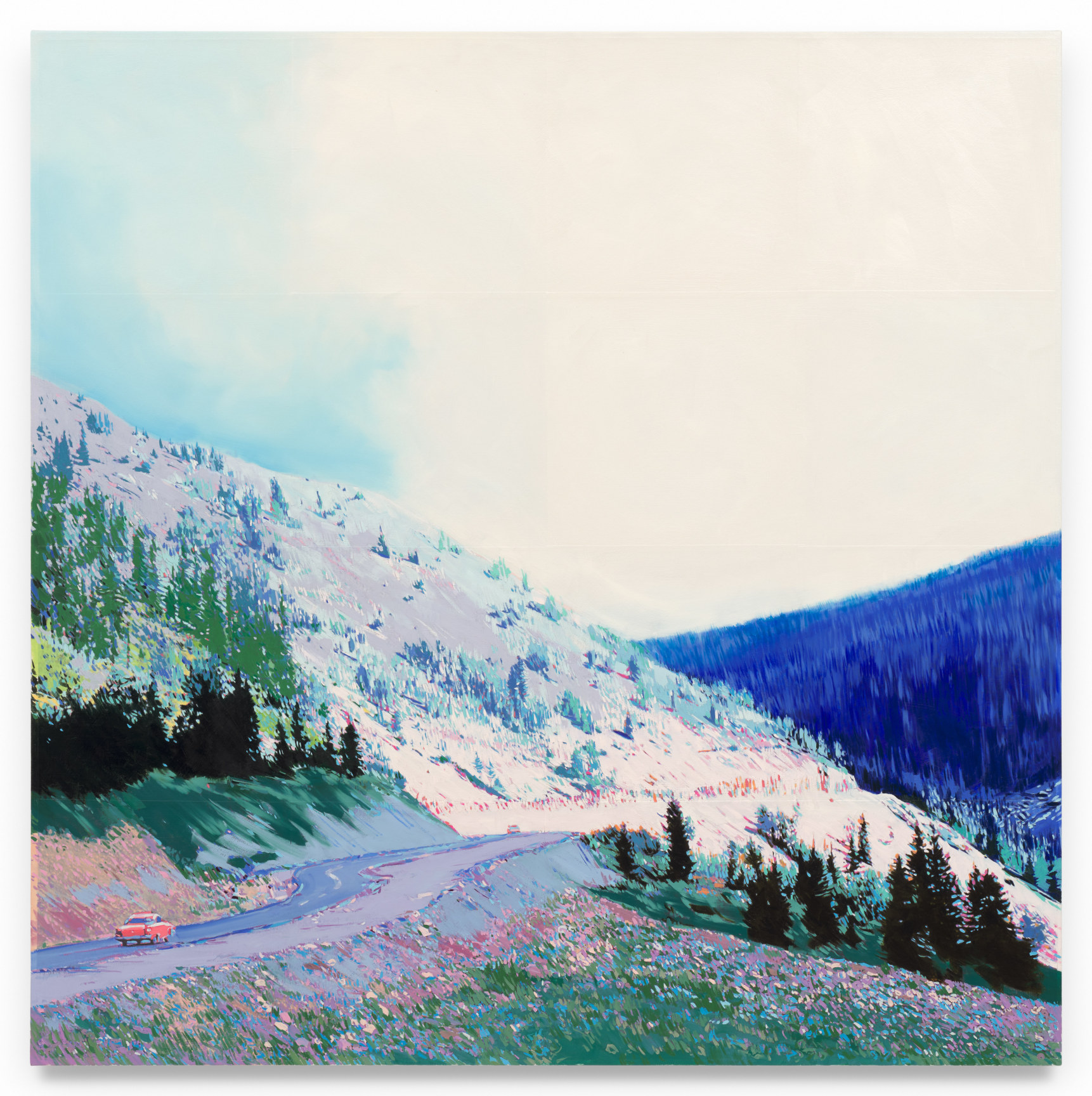 Mountain Landscape, 2024, Mixed media oil on canvas, 68 x 68 inches, 172.7 x 172.7 cm,&nbsp;MMG#36652