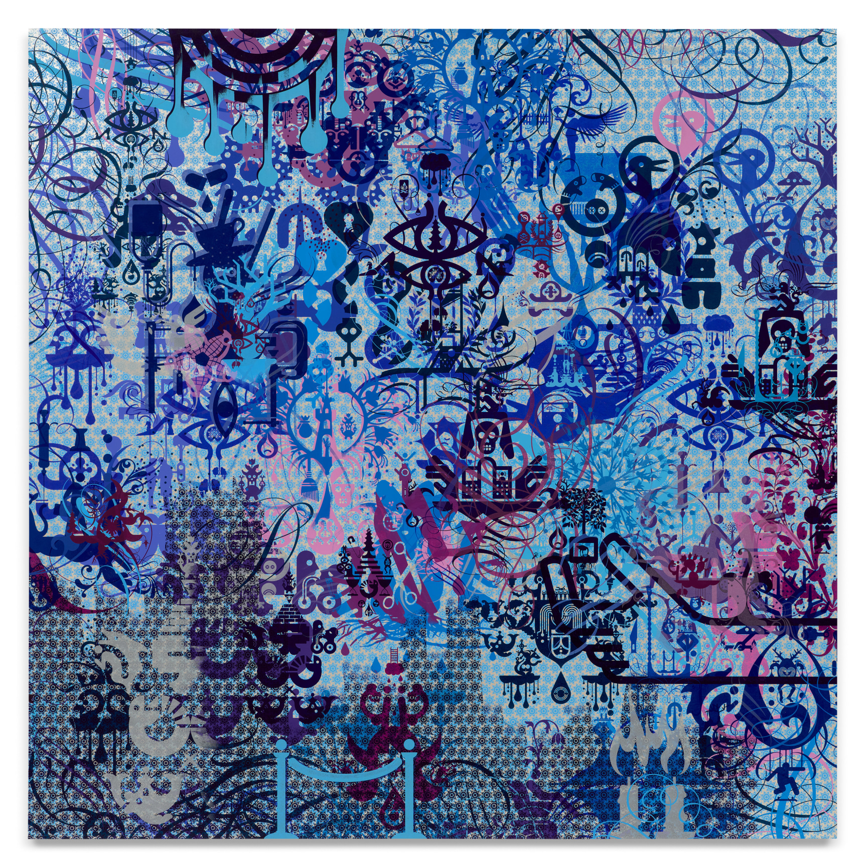 A Willing Victim, 2015, Acrylic on canvas, 72 x 72 inches, 182.9 x 182.9 cm,&nbsp;MMG#31351