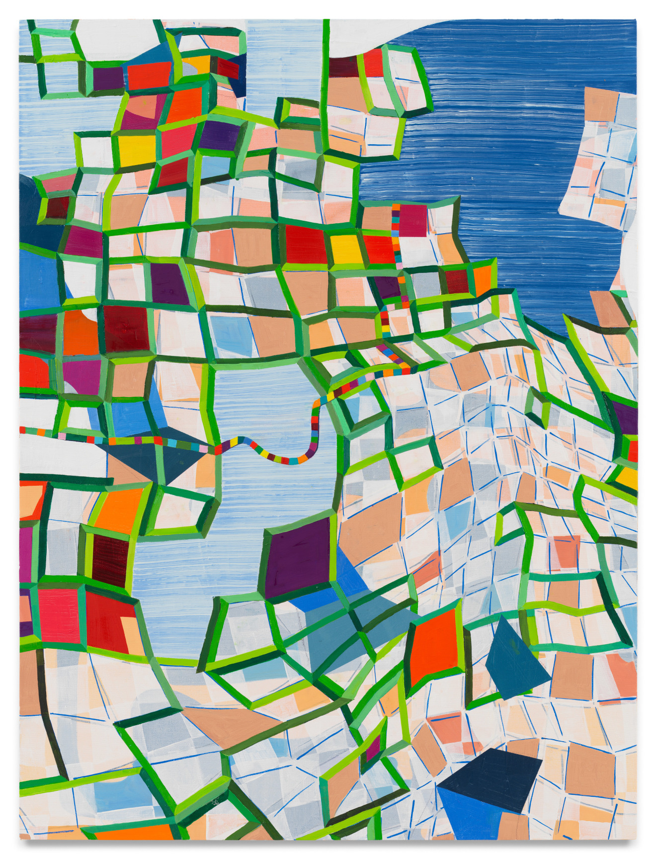 Legit Duplicity, 2023, Oil on canvas, 40 x 30 inches, MMG#36016