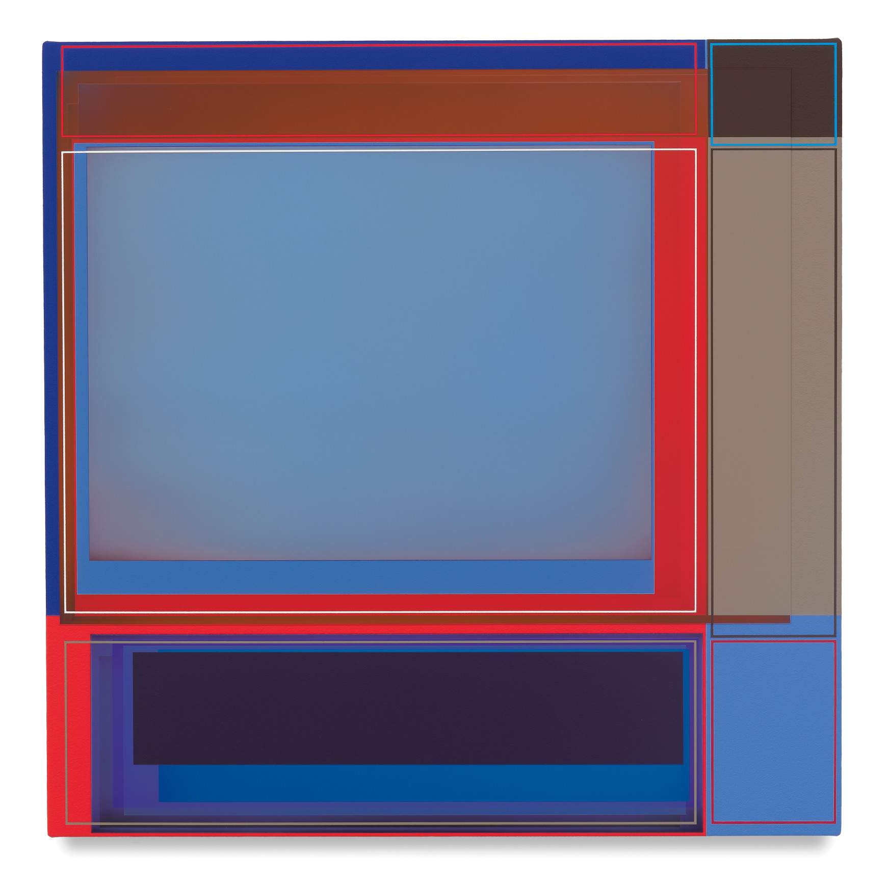 Draw, 2016, Acrylic on canvas, 22 x 22 inches, 55.9 x 55.9 cm, MMG#28425