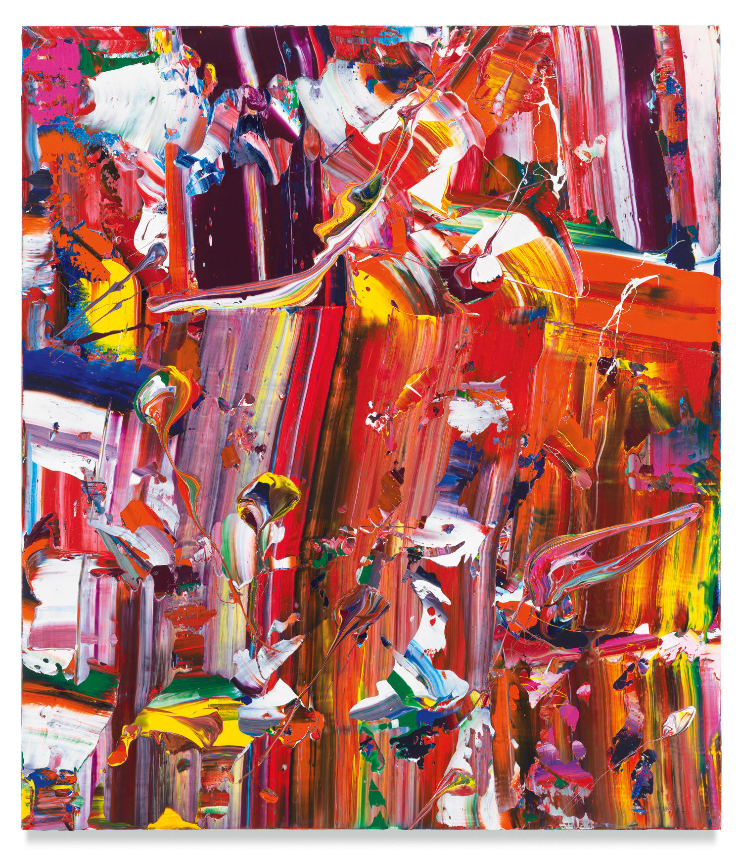 Michael Reafsnyder, Sunny Flow, 2019, Acrylic on linen