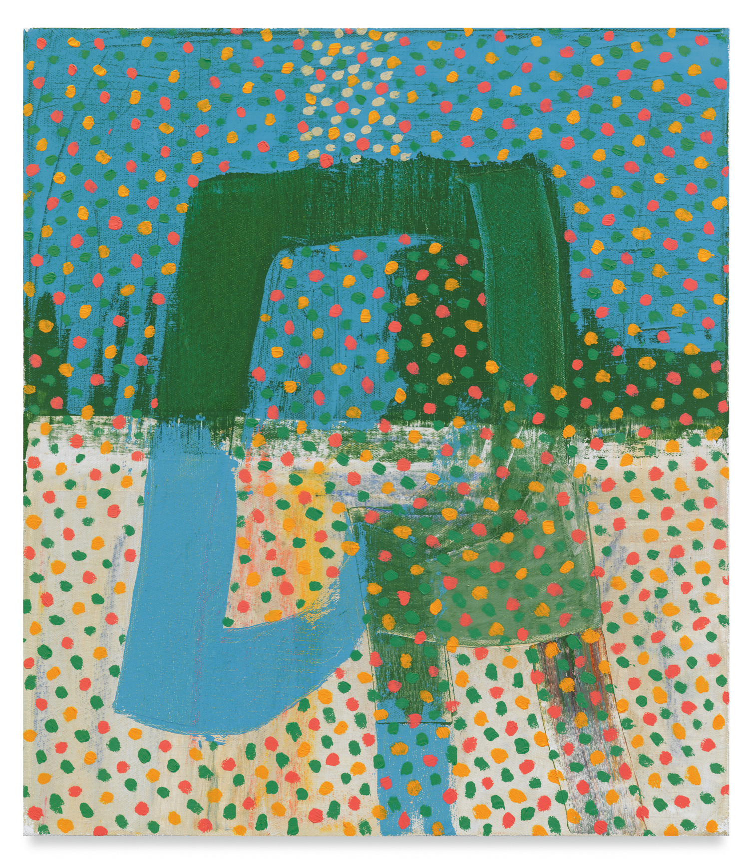 Looking Glass, 2022, Oil on canvas, 16 x 14 inches, 40.6 x 35.6 cm, MMG#34826