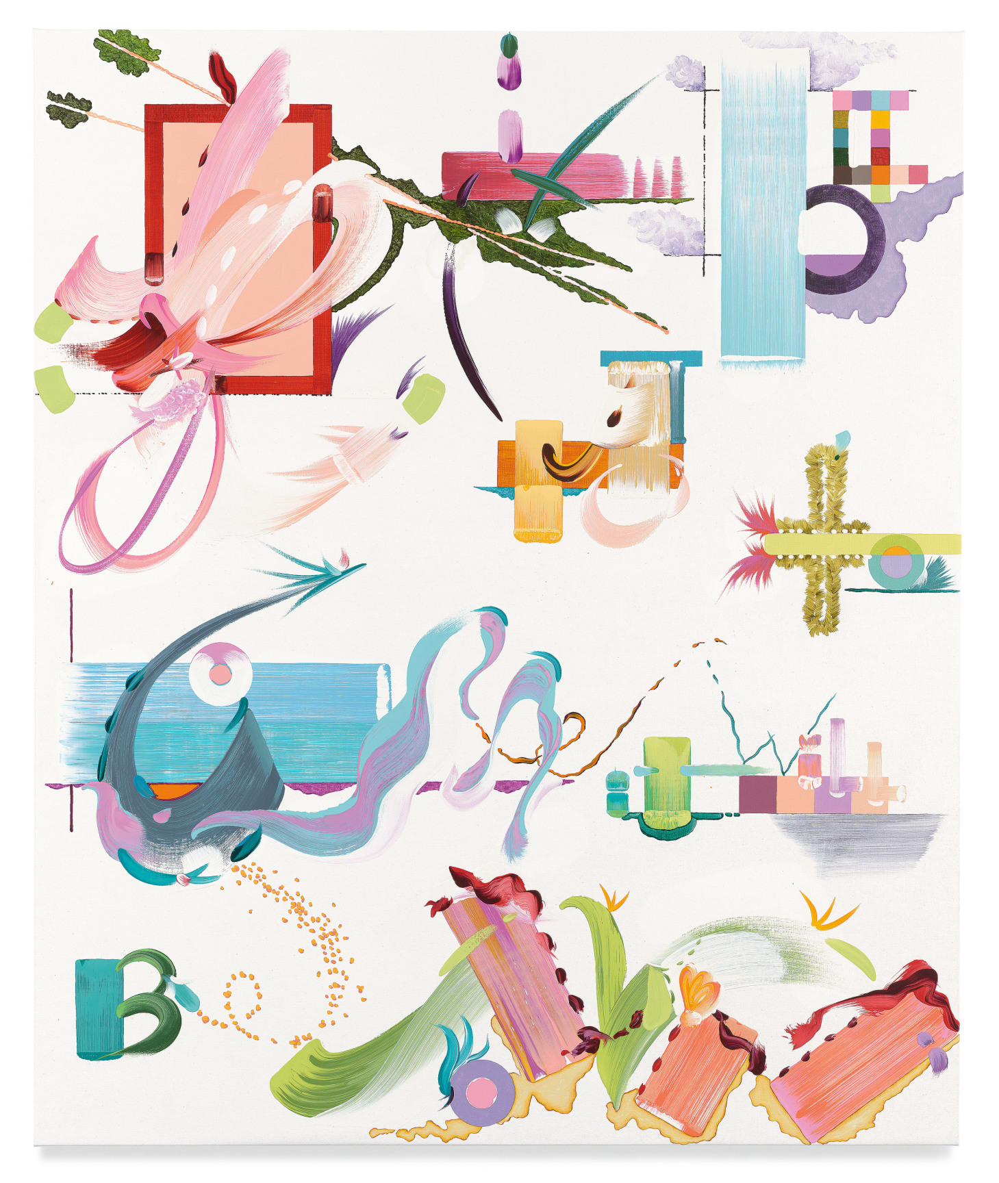 If it be not to come, it will be now, 2022, Oil and acrylic on linen, 60 x 50 inches, 152.4 x 127 cm, MMG#34585