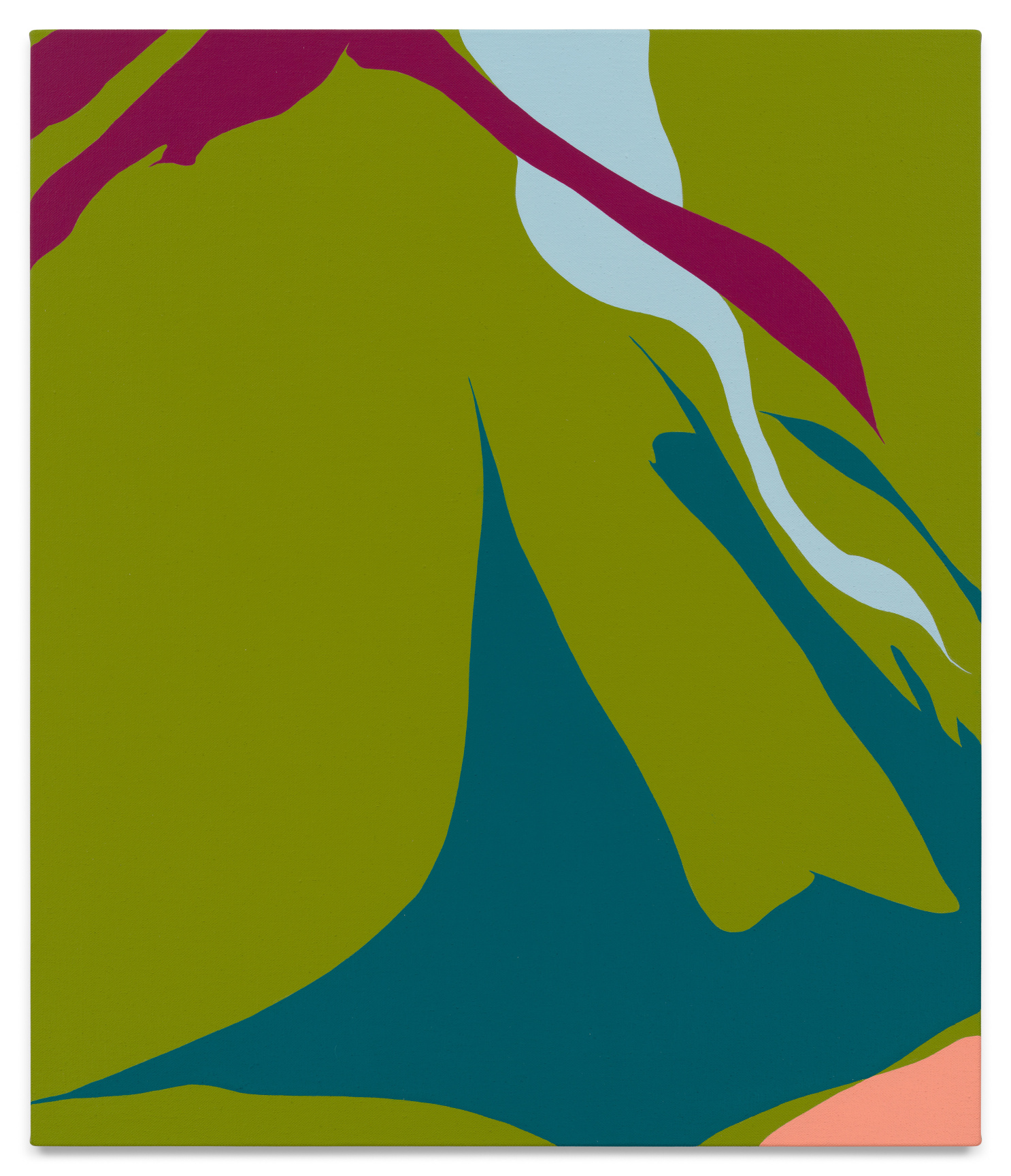 Interlope, 2023, Oil and acrylic on linen, 30 x 25 1/2 inches, 76.2 x 64.8 cm,&nbsp;MMG#36158