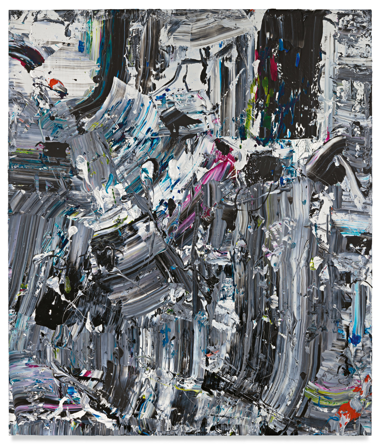 Paint Loader, 2021, Acrylic on linen, 84 x 72 inches, 213.4 x 182.9 cm, MMG#33674