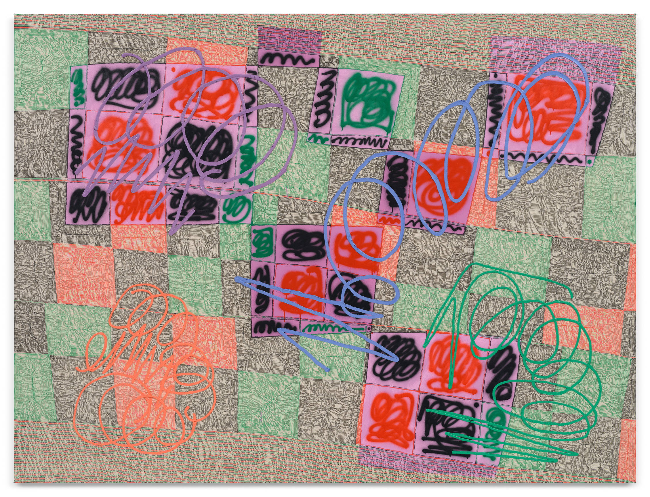 Bliss Plus, 2023, Acrylic and oil on canvas, 60 x 80 inches, 152.4 x 203.2 cm,&nbsp;MMG#36383