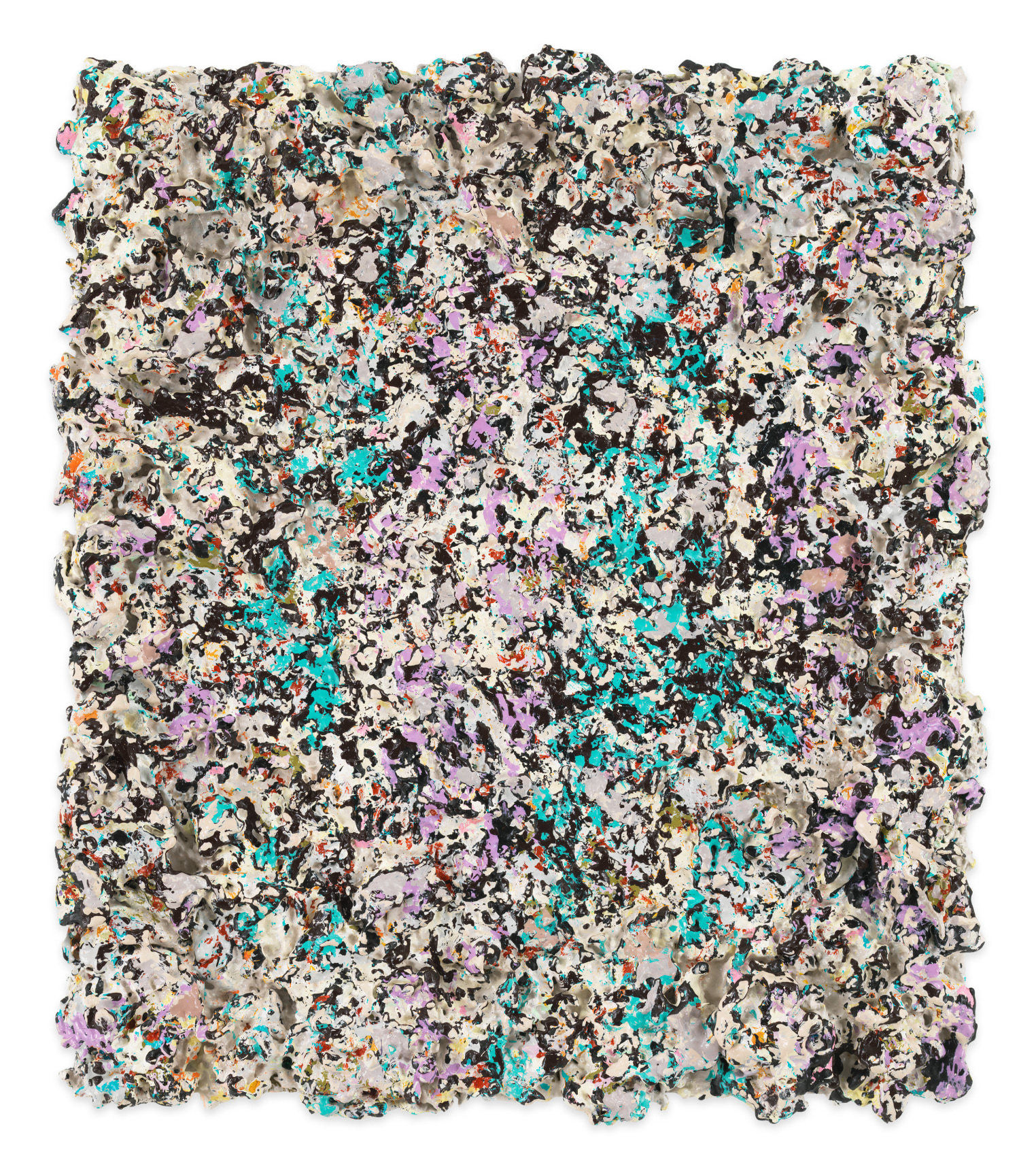 DeepDrippings (Revenge of the Surface Version), 2018, Oil on board,