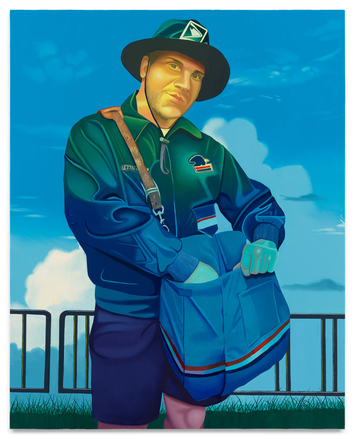 Big Package, 2023, Oil on canvas, 60 x 48 inches, 152.4 x 121.9 cm, MMG#35896