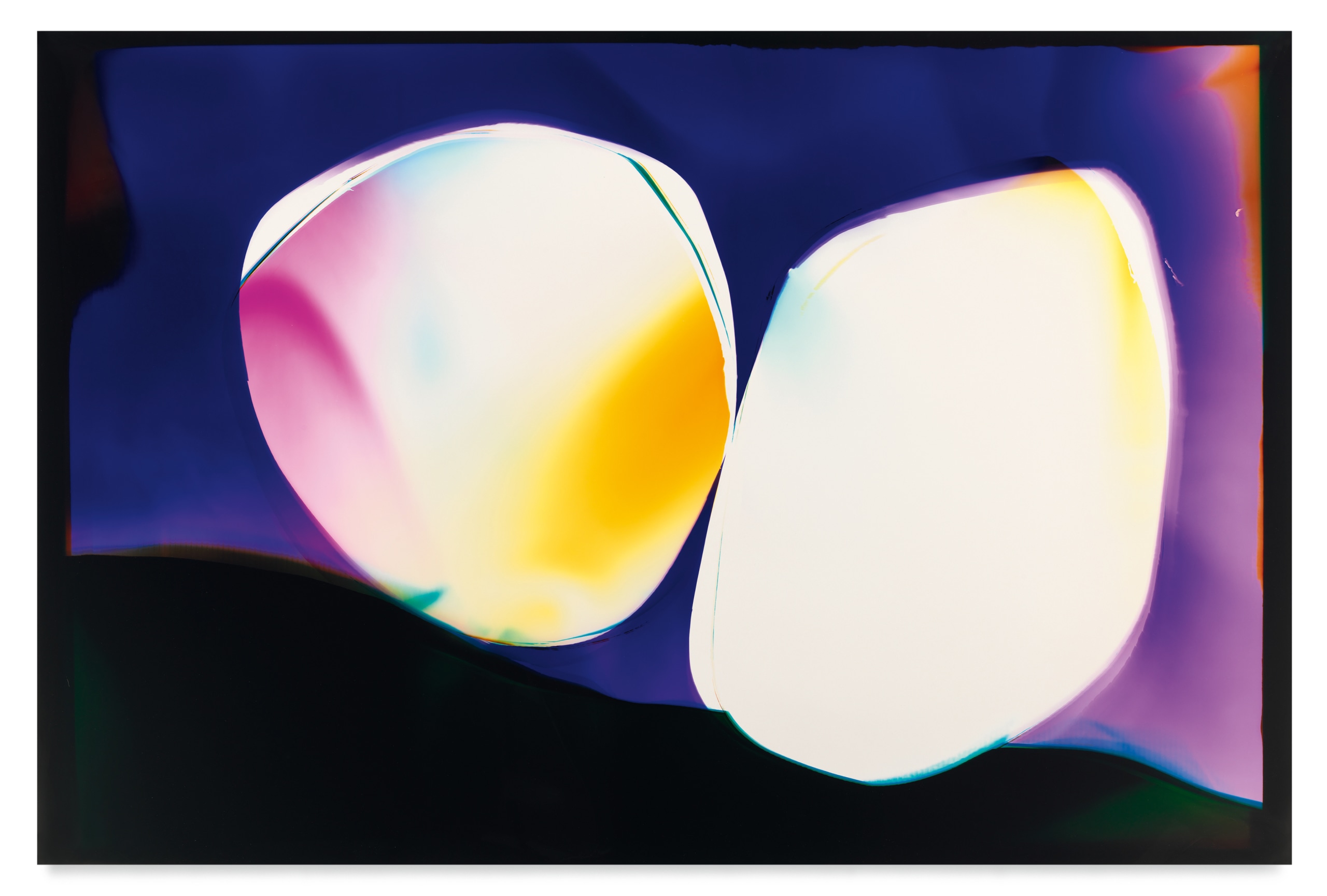 Being With You, 2022, Analog Chromogenic Photogram, on Fujiflex, Unique, 50 x 74 inches, 127 x 188 cm, MMG#34458