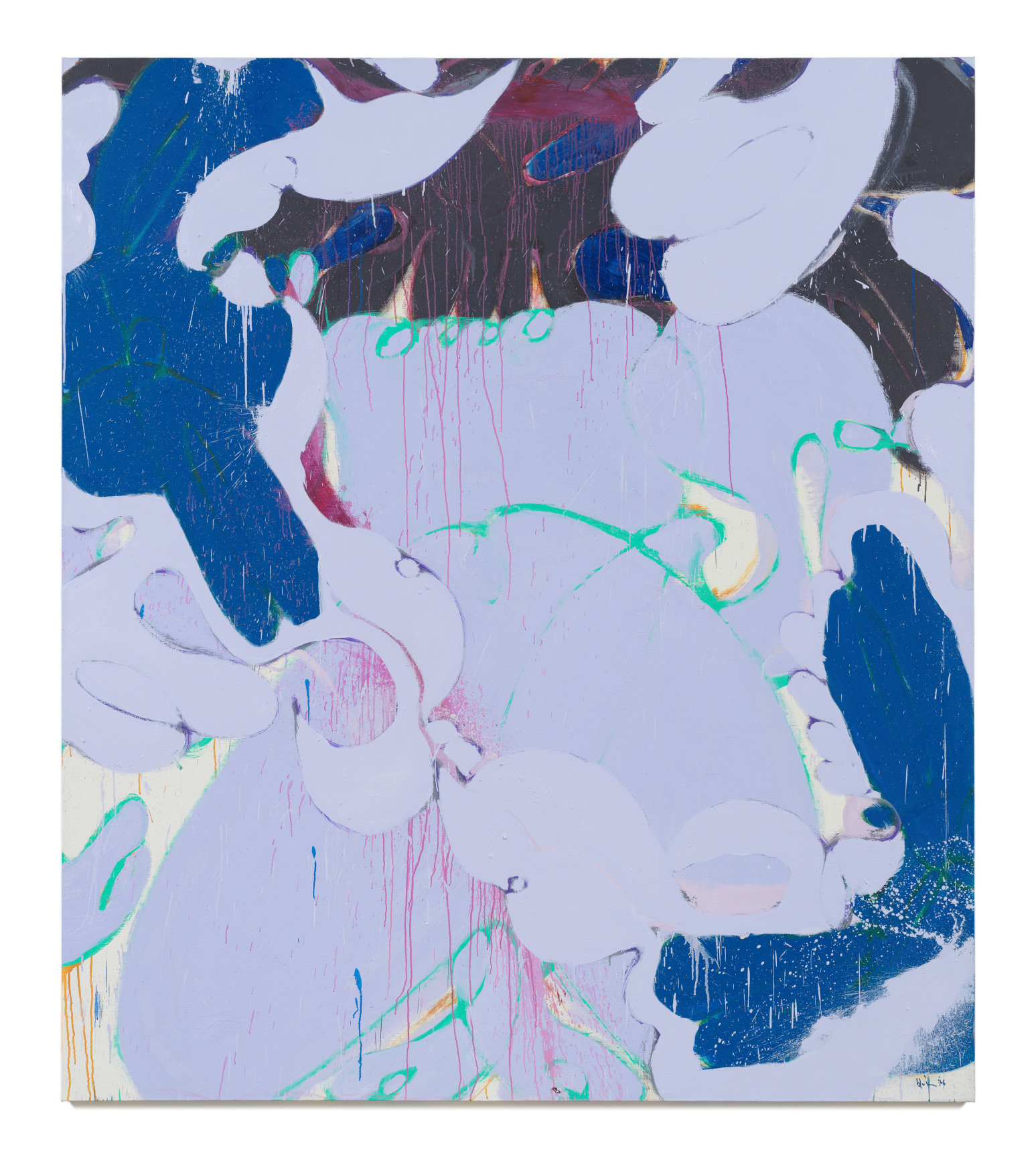 Crustad&eacute;le, 1976, Oil on canvas, 96 x 84 inches, 243.8 x 213.4 cm, MMG#34161