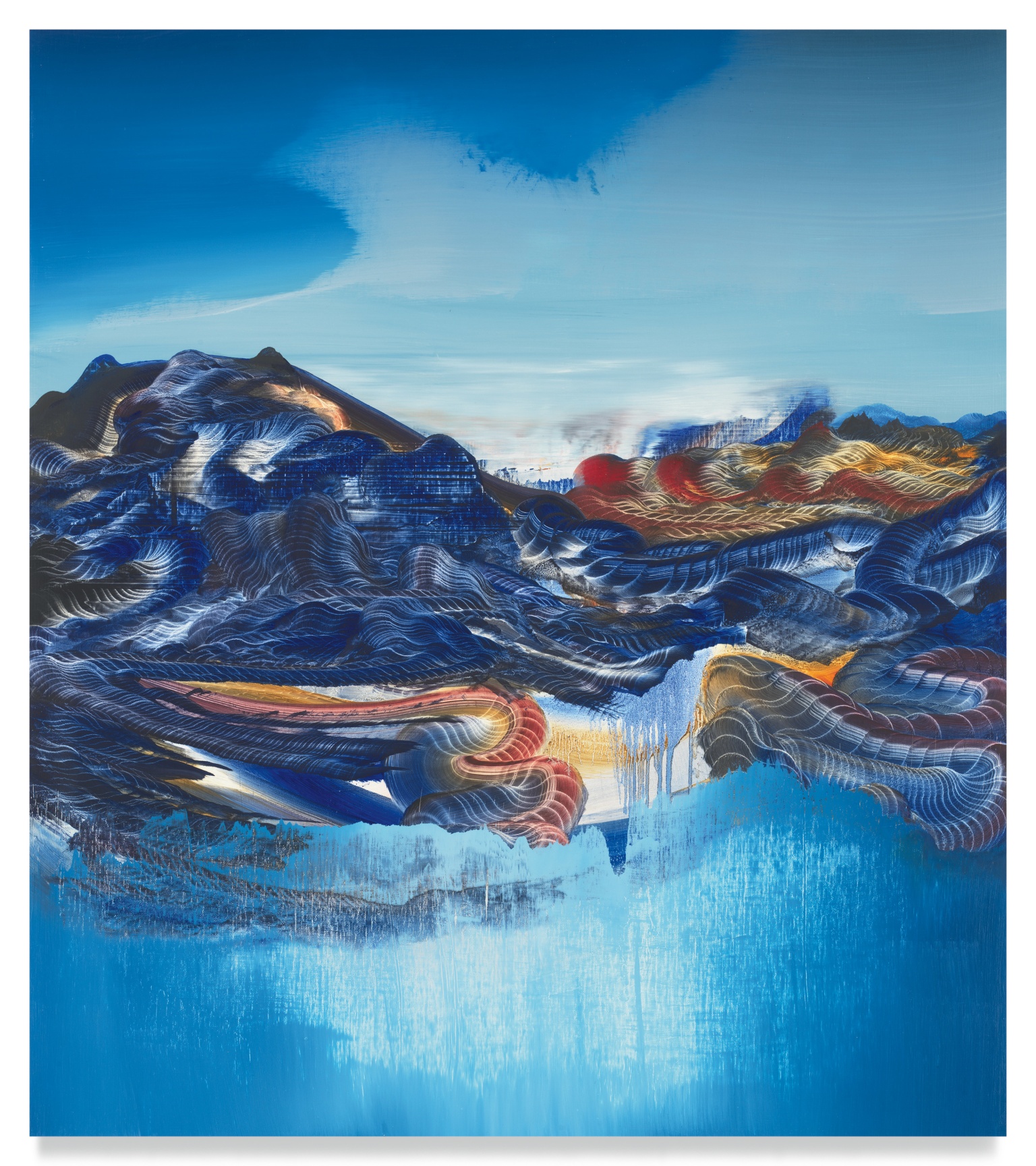 Wealth of Depth, 2020, Oil on linen, 34 x 30 inches, 86.4 x 76.2 cm, MMG#33836