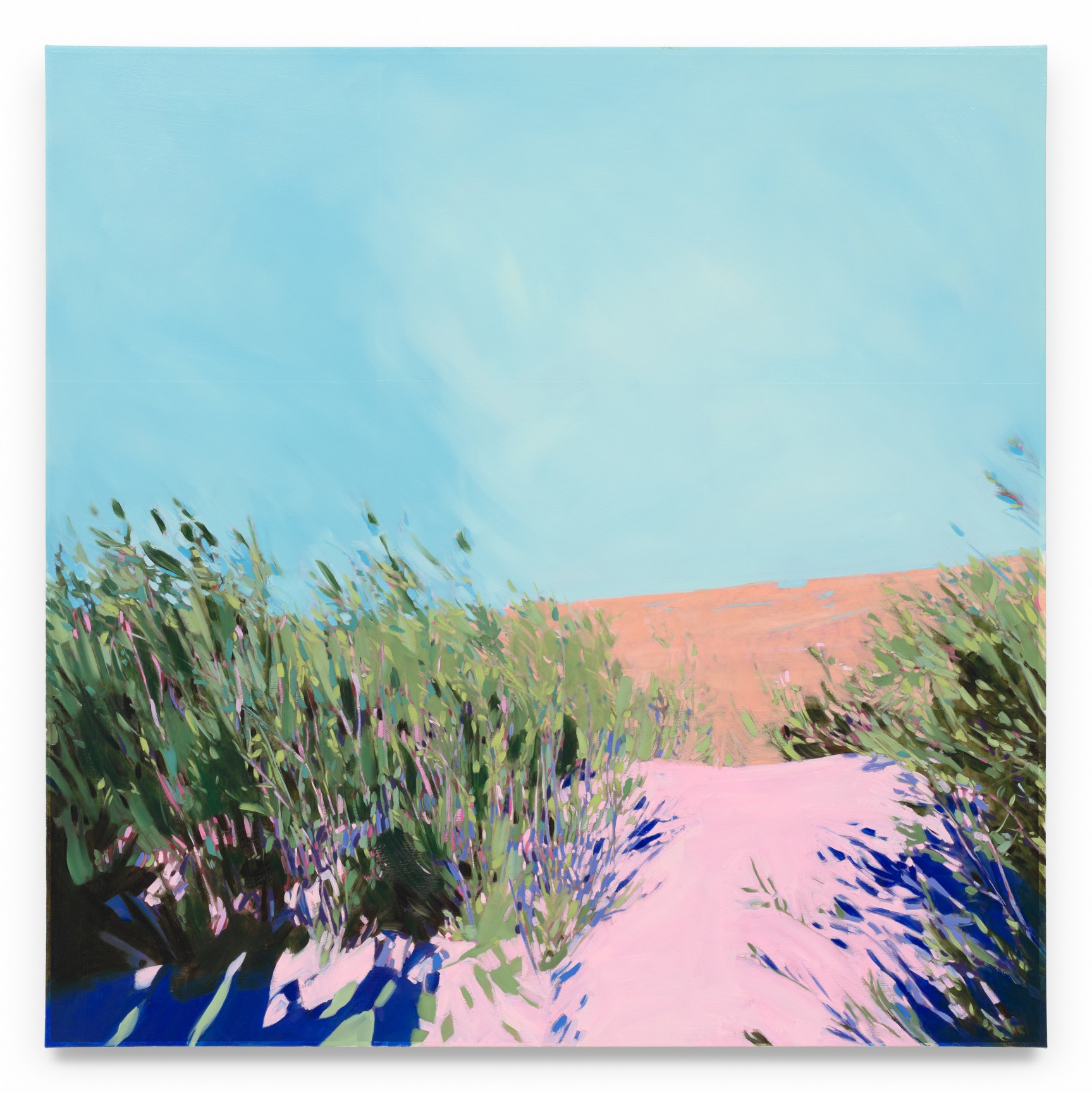 Dunes, 2023, Mixed media oil on canvas, 51 x 51 inches, 129.54 x 129.54 cm,&nbsp;MMG#36359