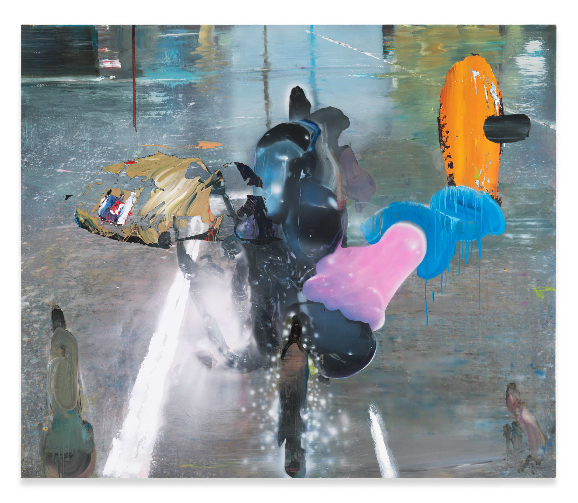 Sliver, 2022, Acrylic on canvas over panel,, 68 x 80 inches, 172.7 x 203.2 cm, MMG#34960