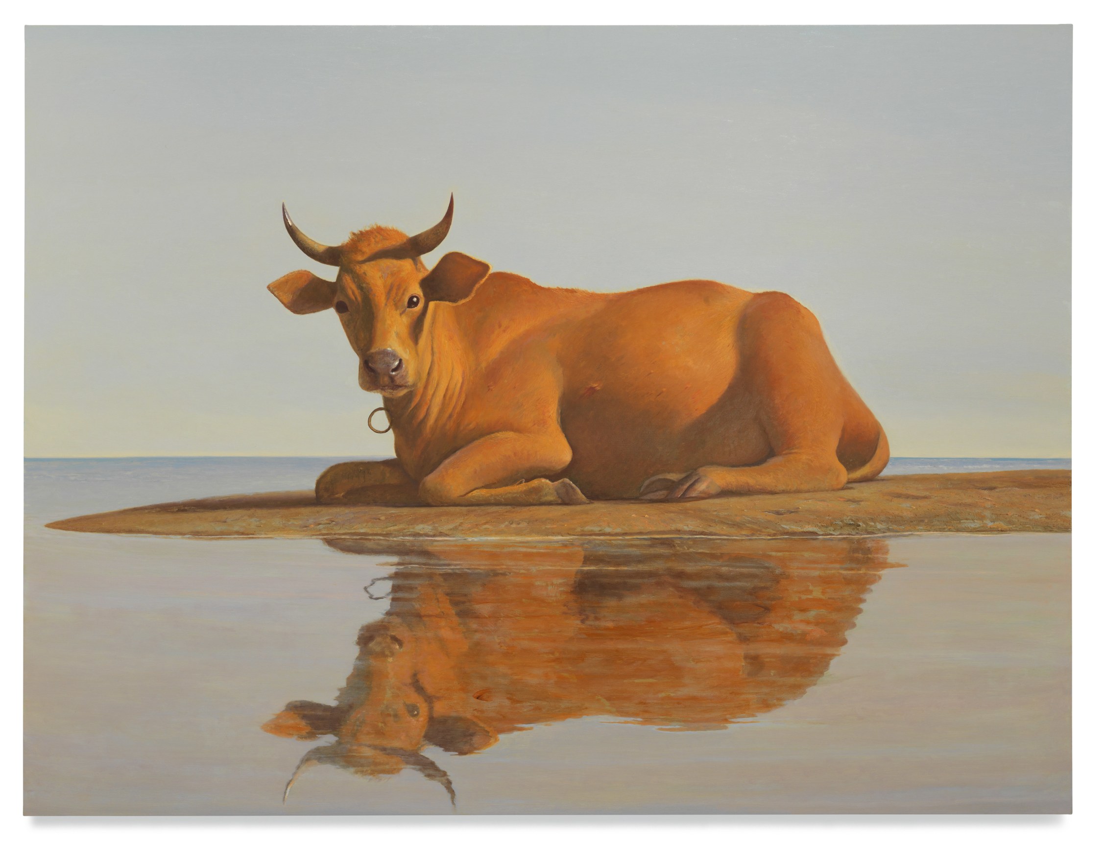 Isthmus, 2019, Oil on linen, 60 x 80 inches, 152.4 x 203.2 cm, MMG#31589