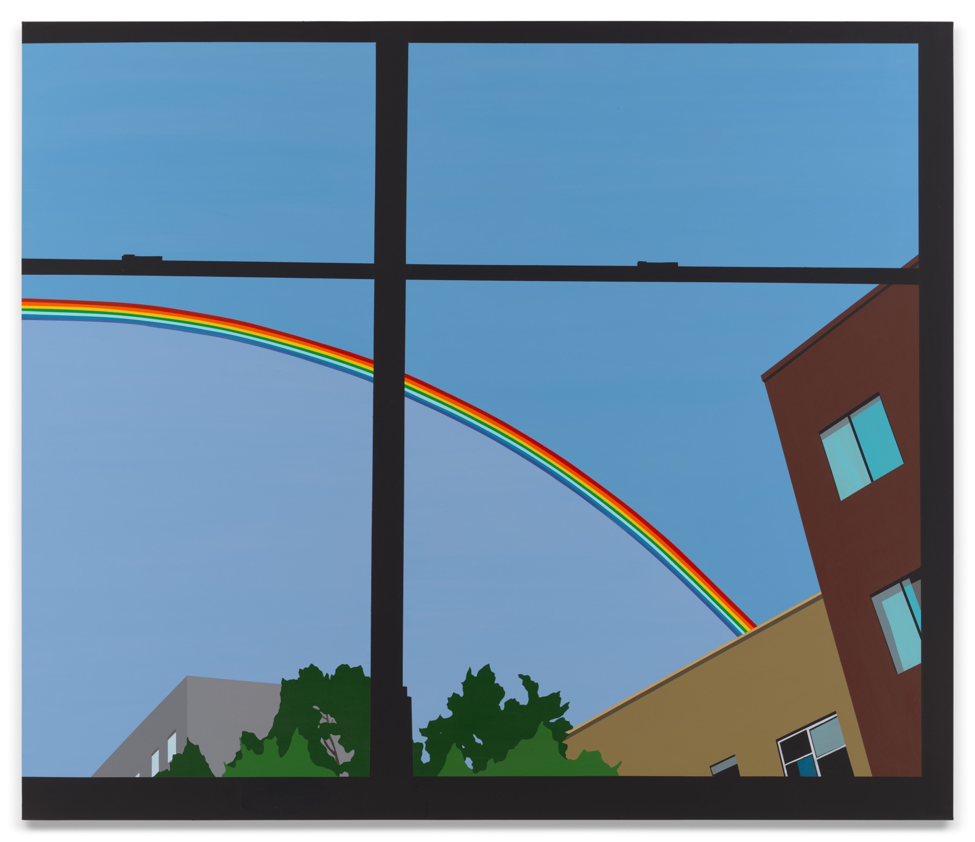 Prismatic Window, 2023, Acrylic on canvas, 72 x 84 inches, 182.9 x 213.4 cm,&nbsp;MMG#36404