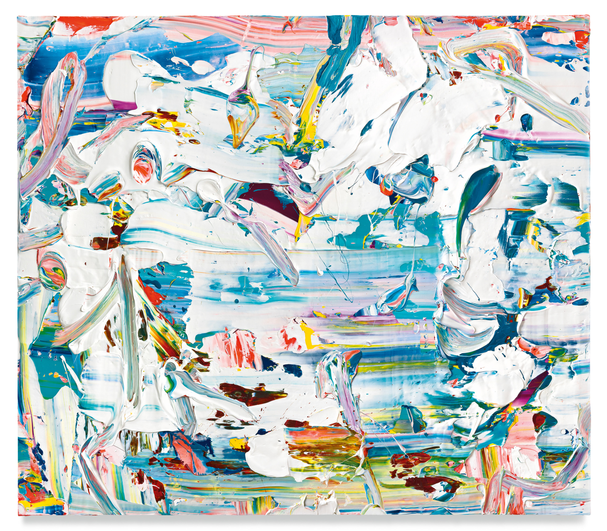 Beagle Bounce, 2021, Acrylic on canvas, 40 x 46 inches, 101.6 x 116.8 cm, MMG#33682